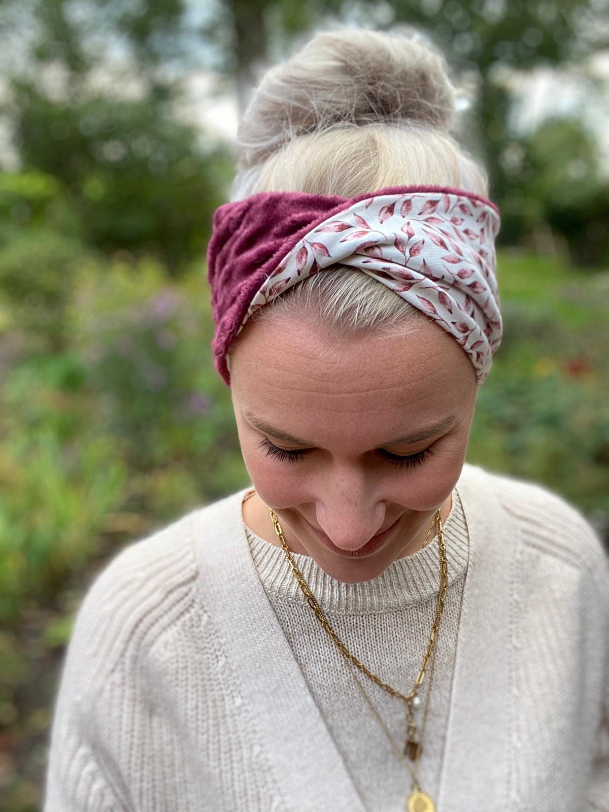 Curvy Signatur Stirnband – gefüttert, warm & stylisch