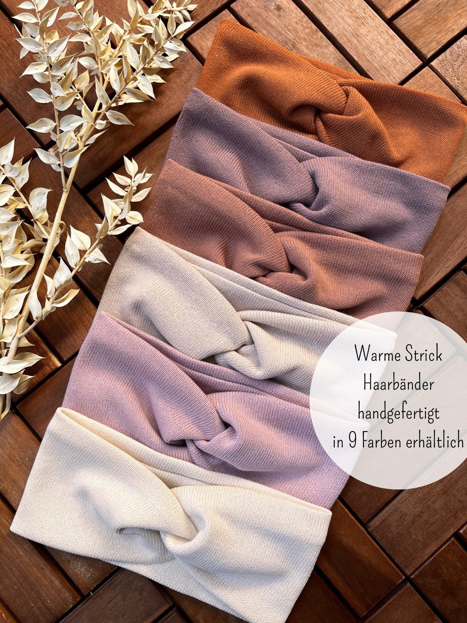 Strick Haarband aus Baumwolle