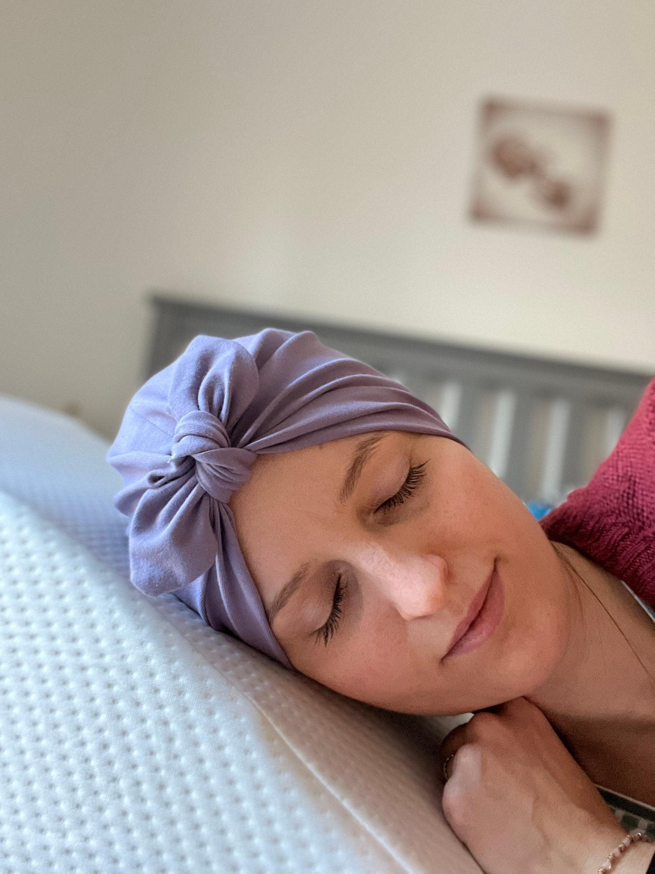 Turban mit Schleife – stylisch & bequem - Chemo geeignet