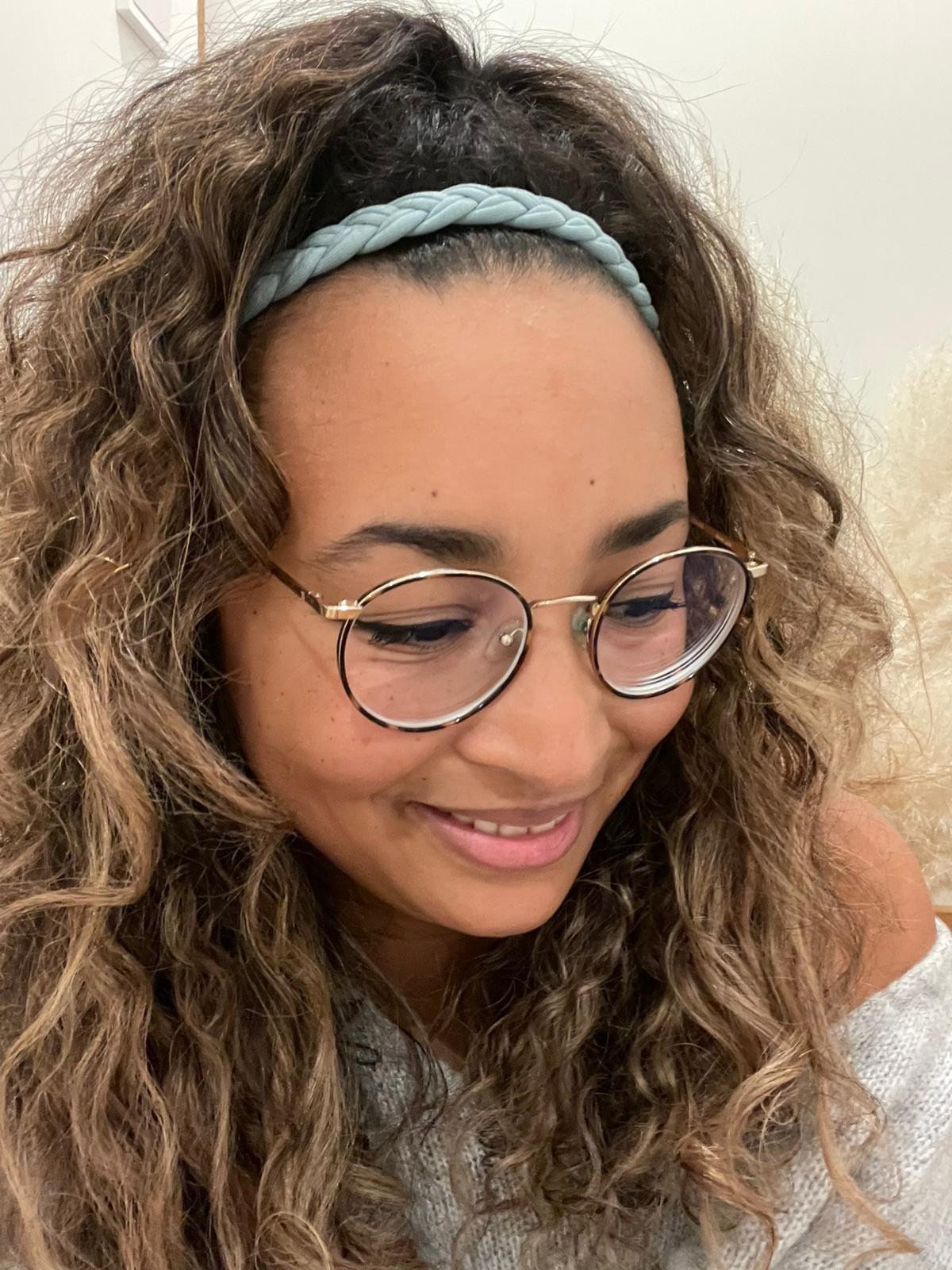 Geflochtenes Haarband – handgeflochten, unisex, dehnbar & vielseitig