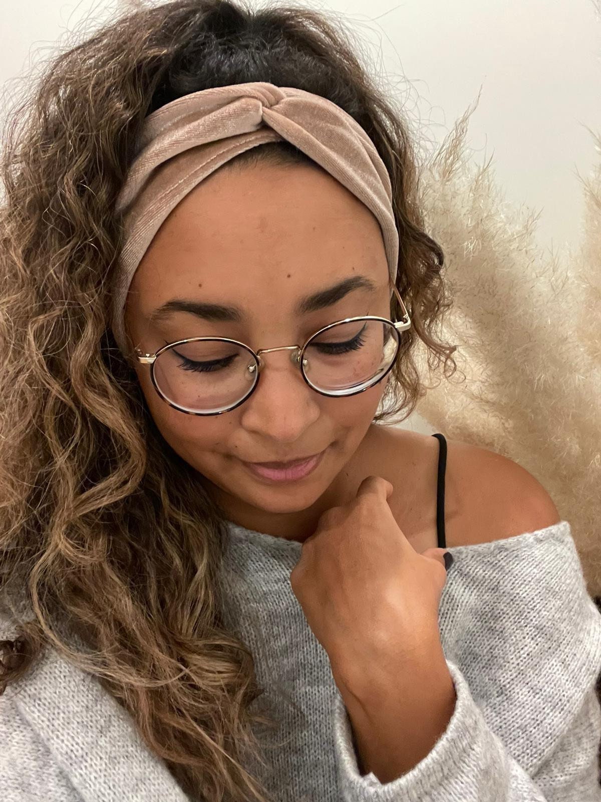 Samt Stirnband – warm & komfortabel