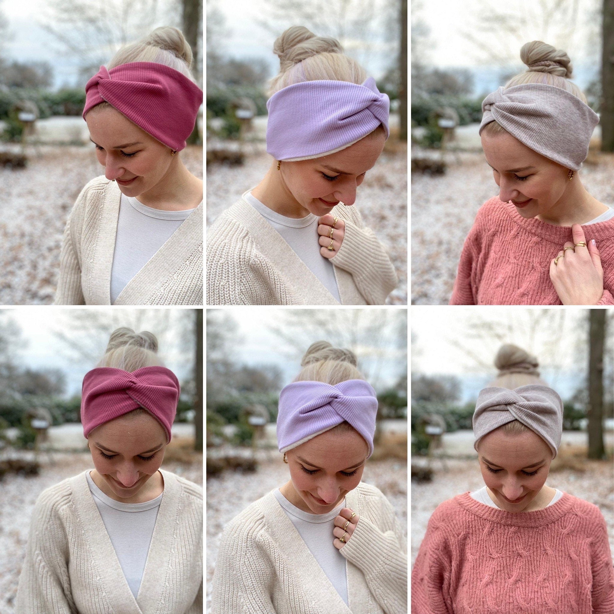 Signatur Ribb Haarband gefüttert