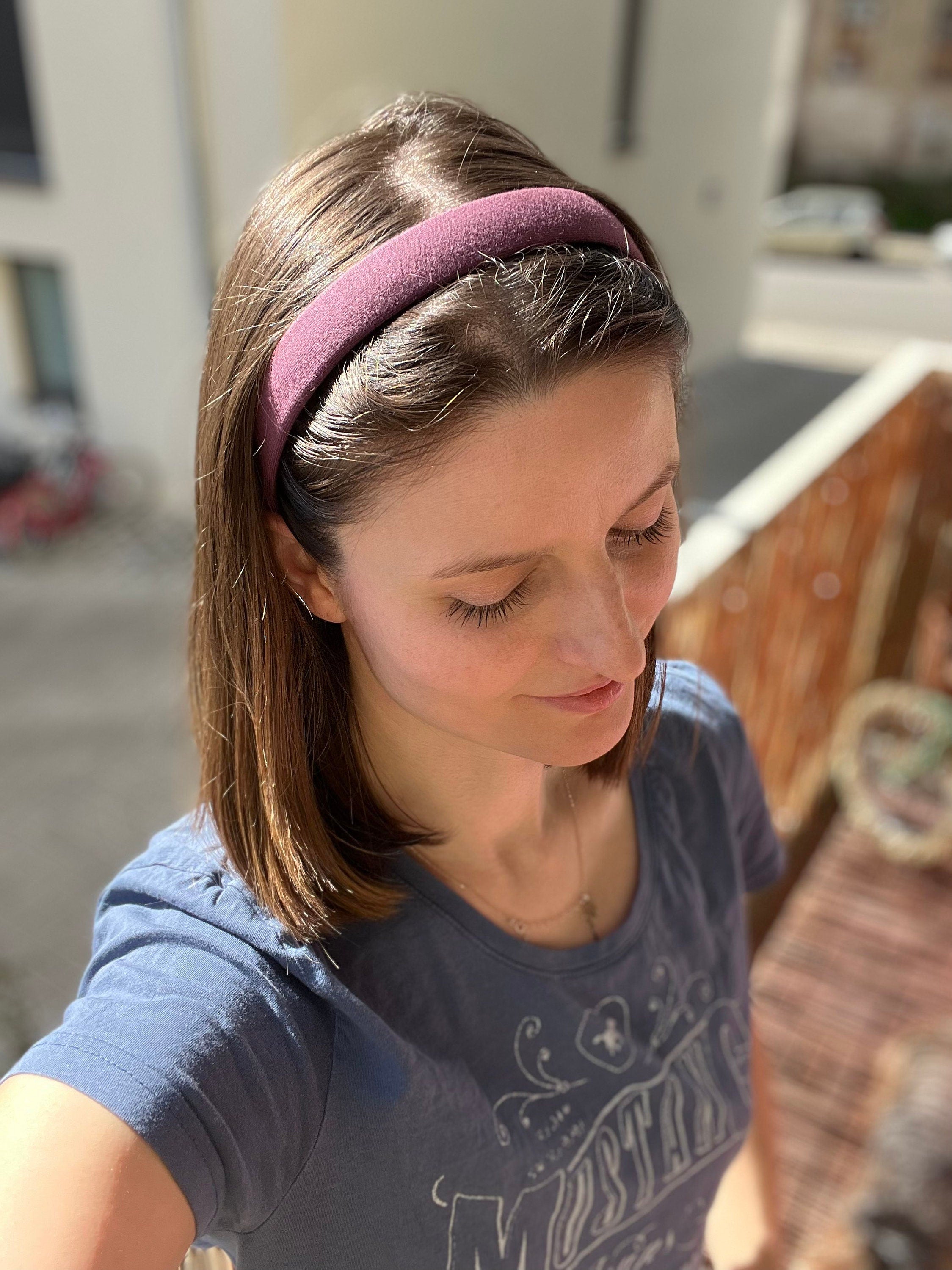 Haarreifen gerade Schmal – flexibel & angenehm