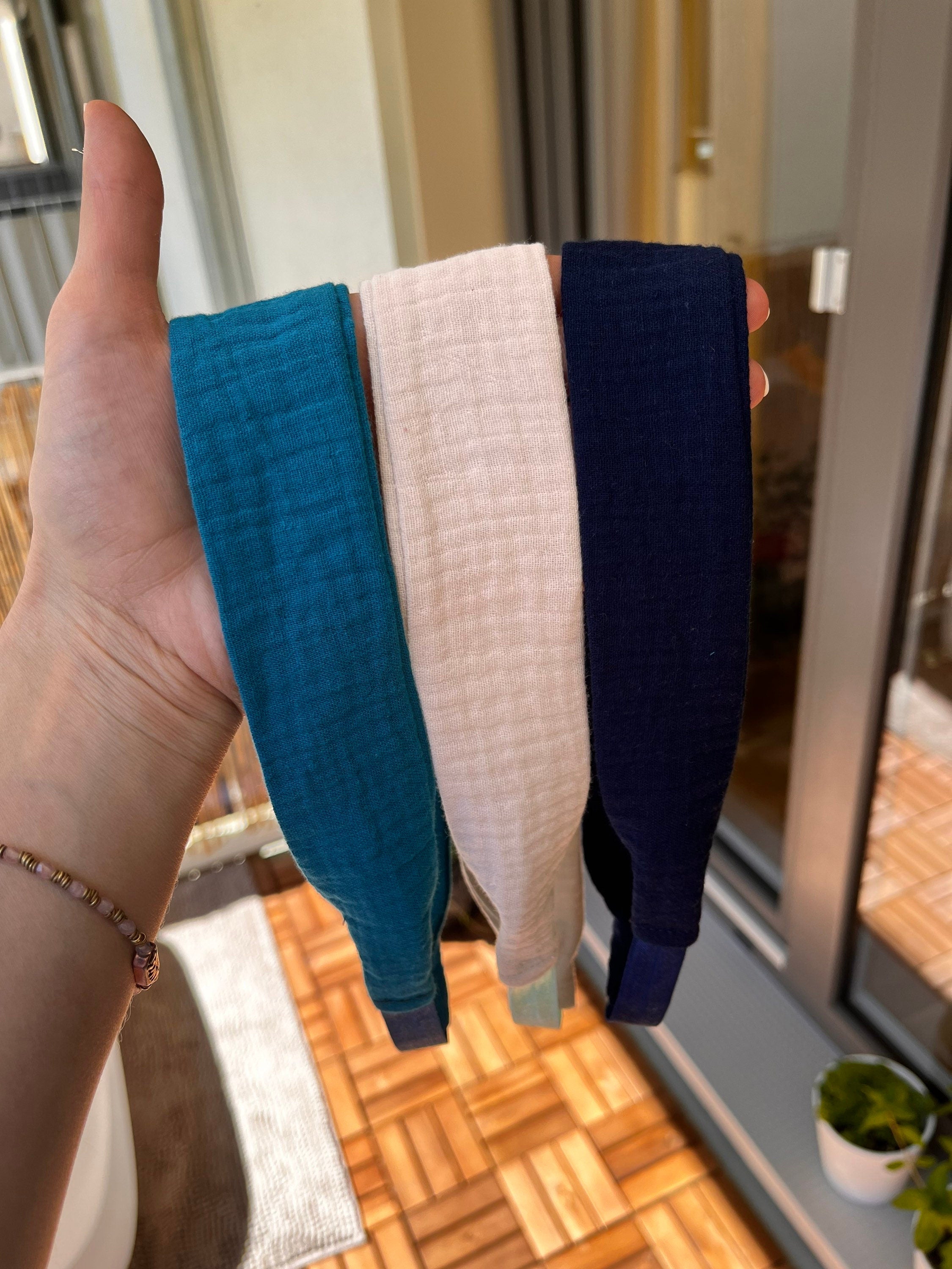 Mini Musselin Haarband – weich & bequem