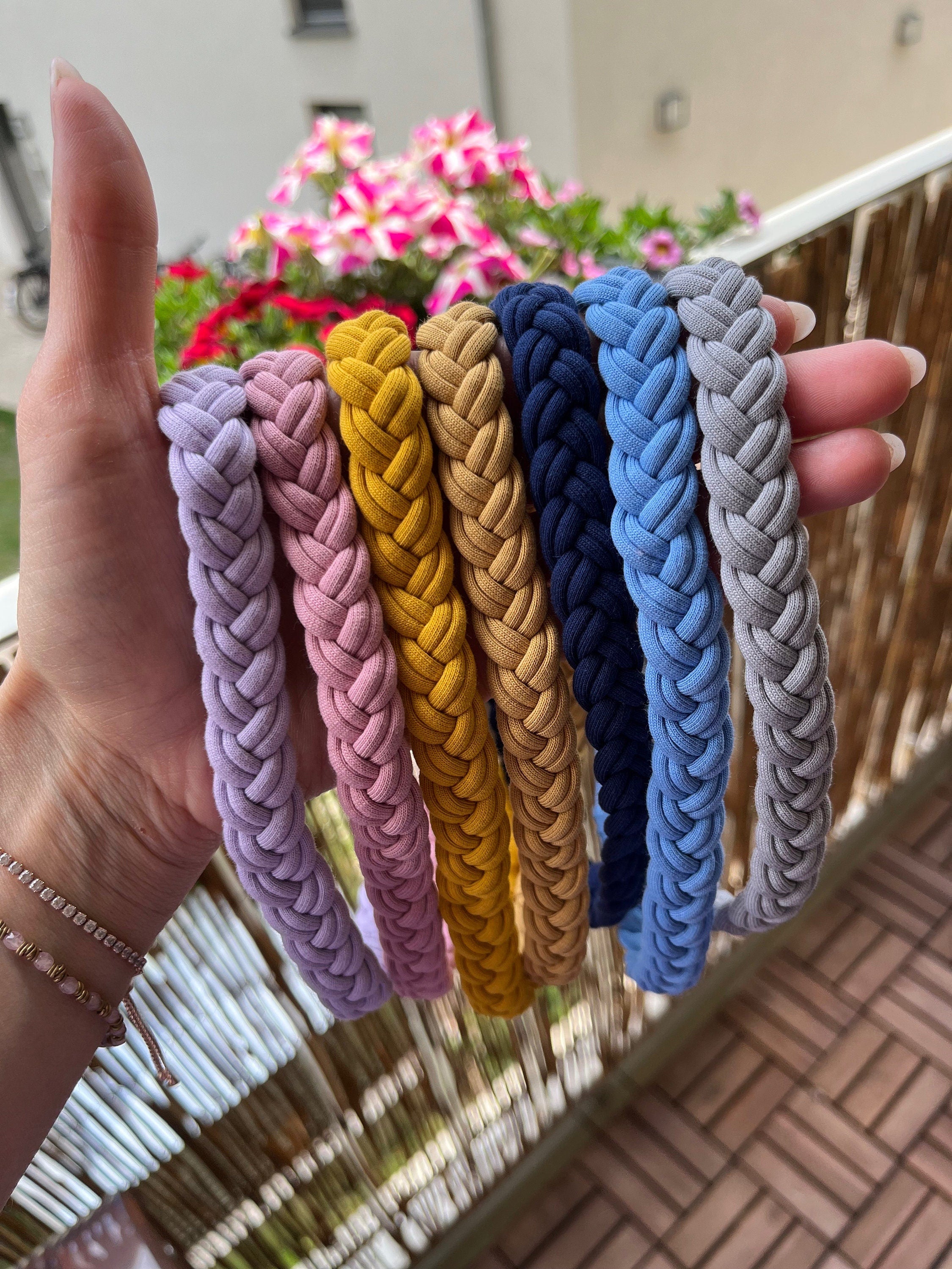 geflochtenes Haarband in 2 Breiten