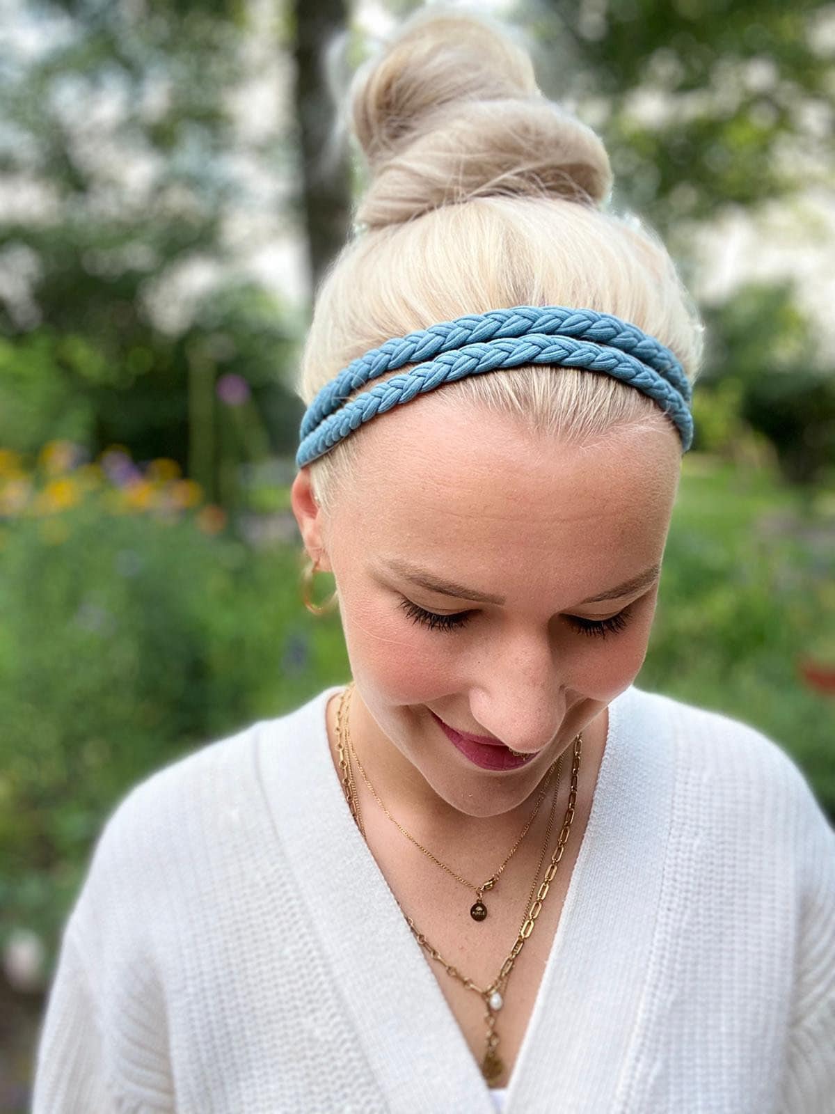 Doppelt geflochtenes Haarband – weich & stylisch