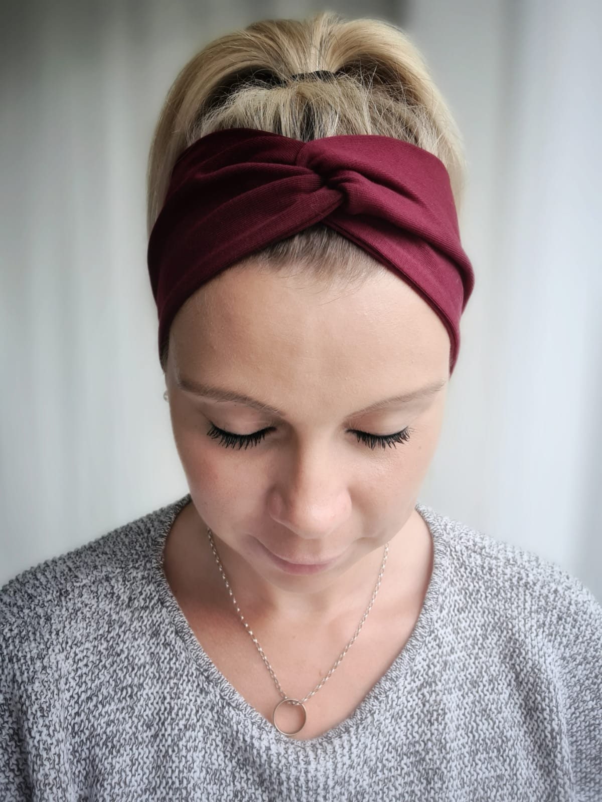 Bandeau Haarband Baumwolljersey – bequem & stylisch