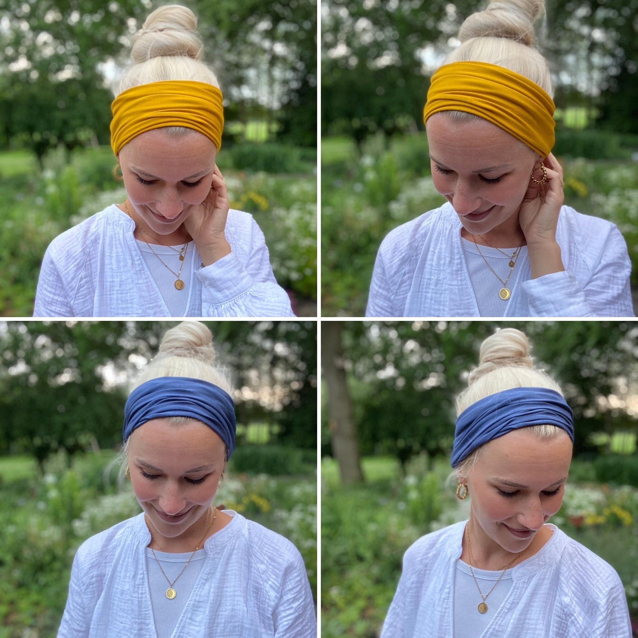 Bambus Yoga Haarband in 3 Breiten