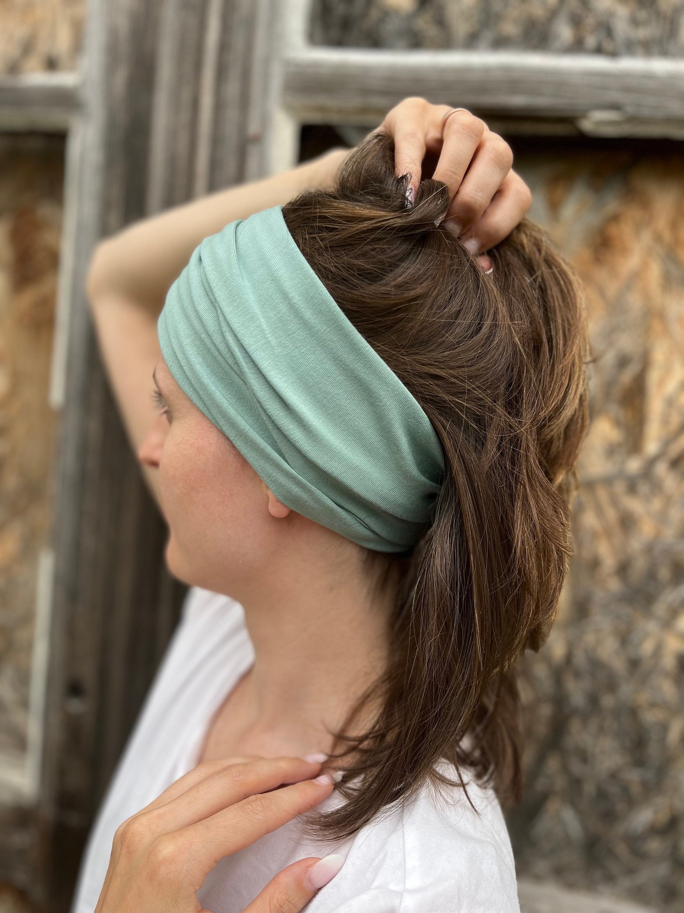 Haarband Loop Tuch abgesteppt