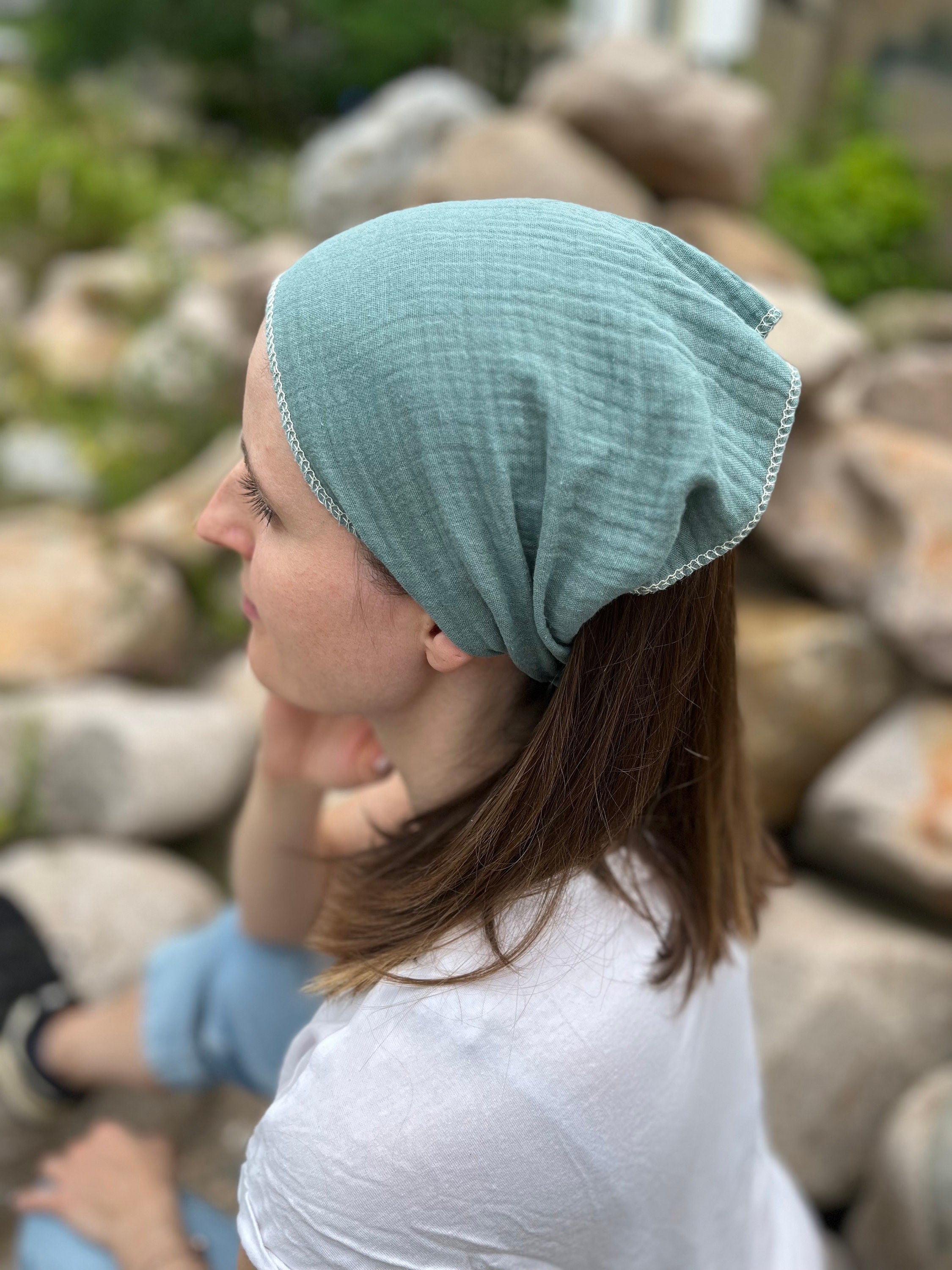 Cuty Musselin Kopftuch Bandana – angenehm & flexibel