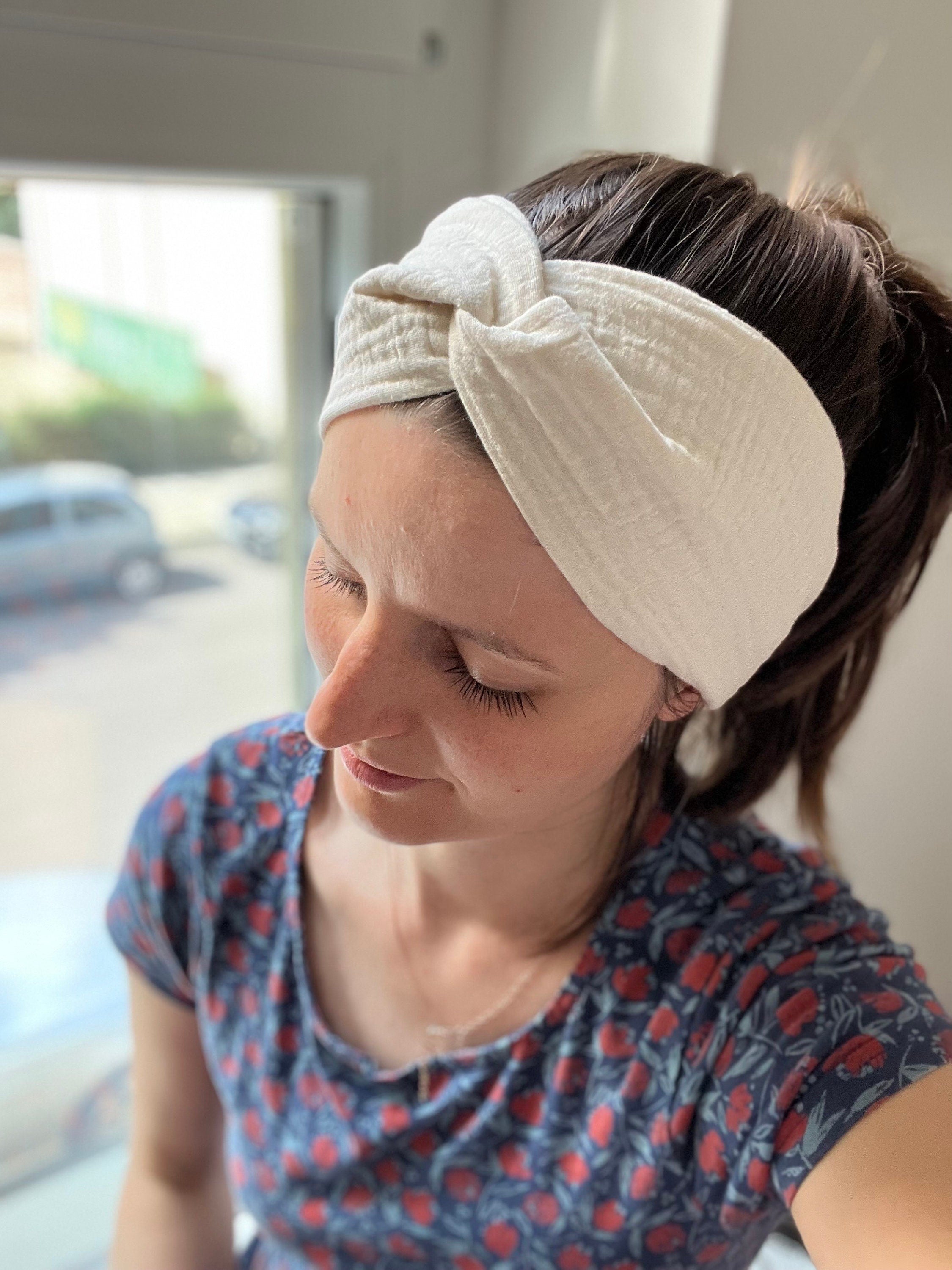 Musselin Bandeau Haarband – weich & angenehm