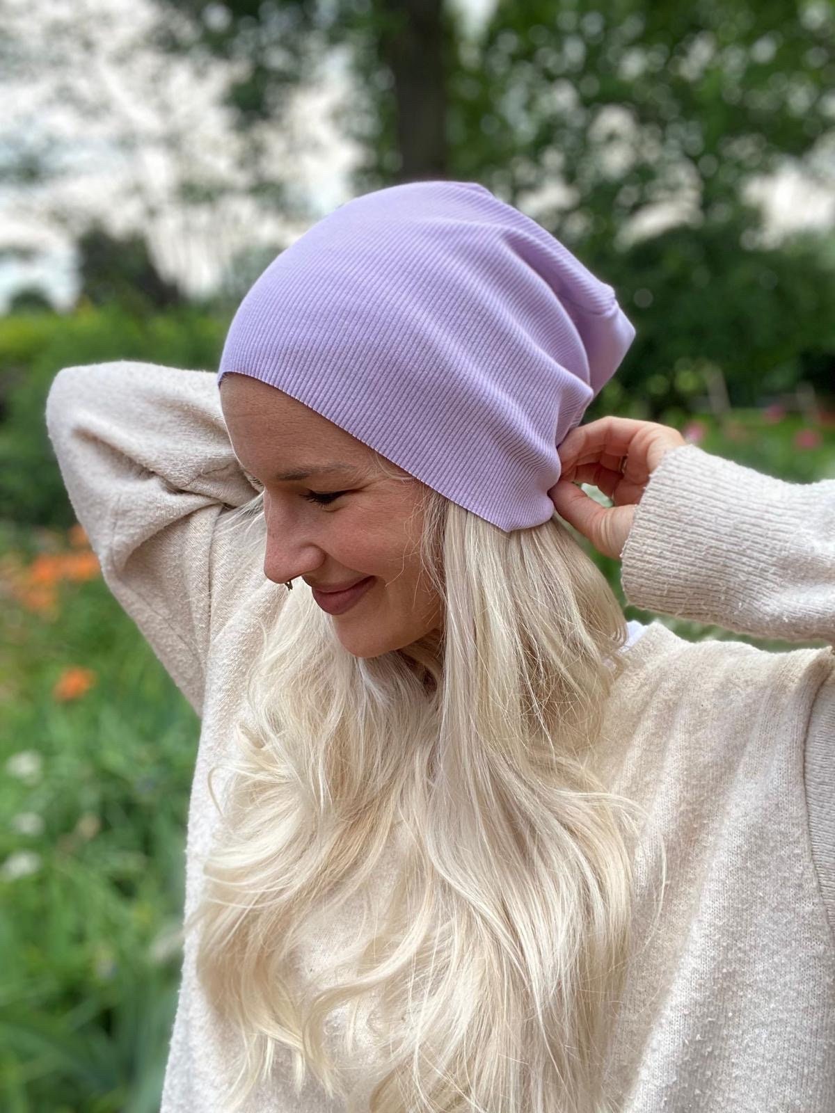 Feinstrick Slouchy Beanie Mütze