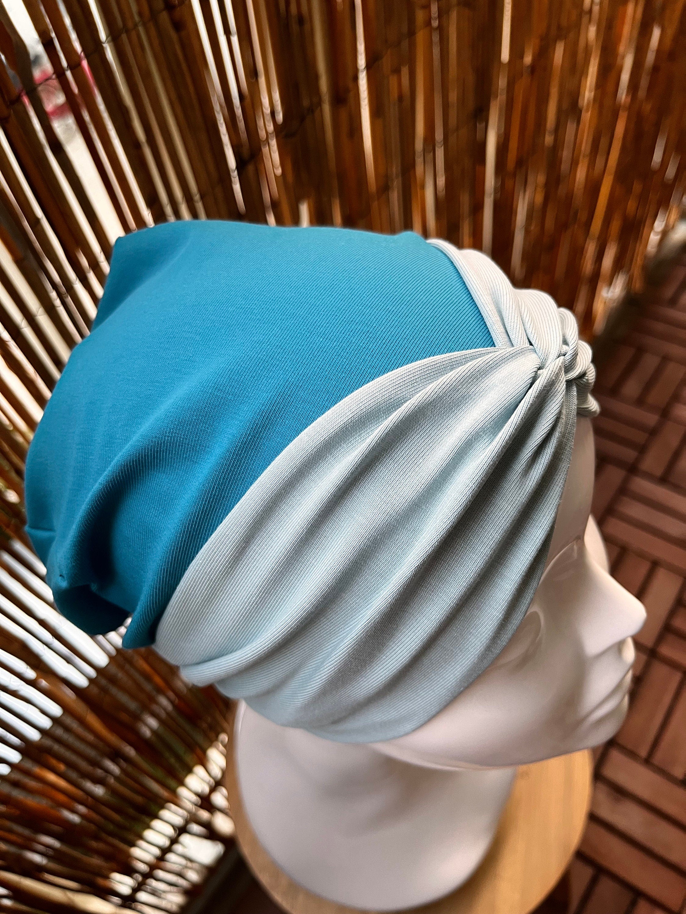 2-teiliges SET Beanie Mütze & Twist Haarband - beides einlagig
