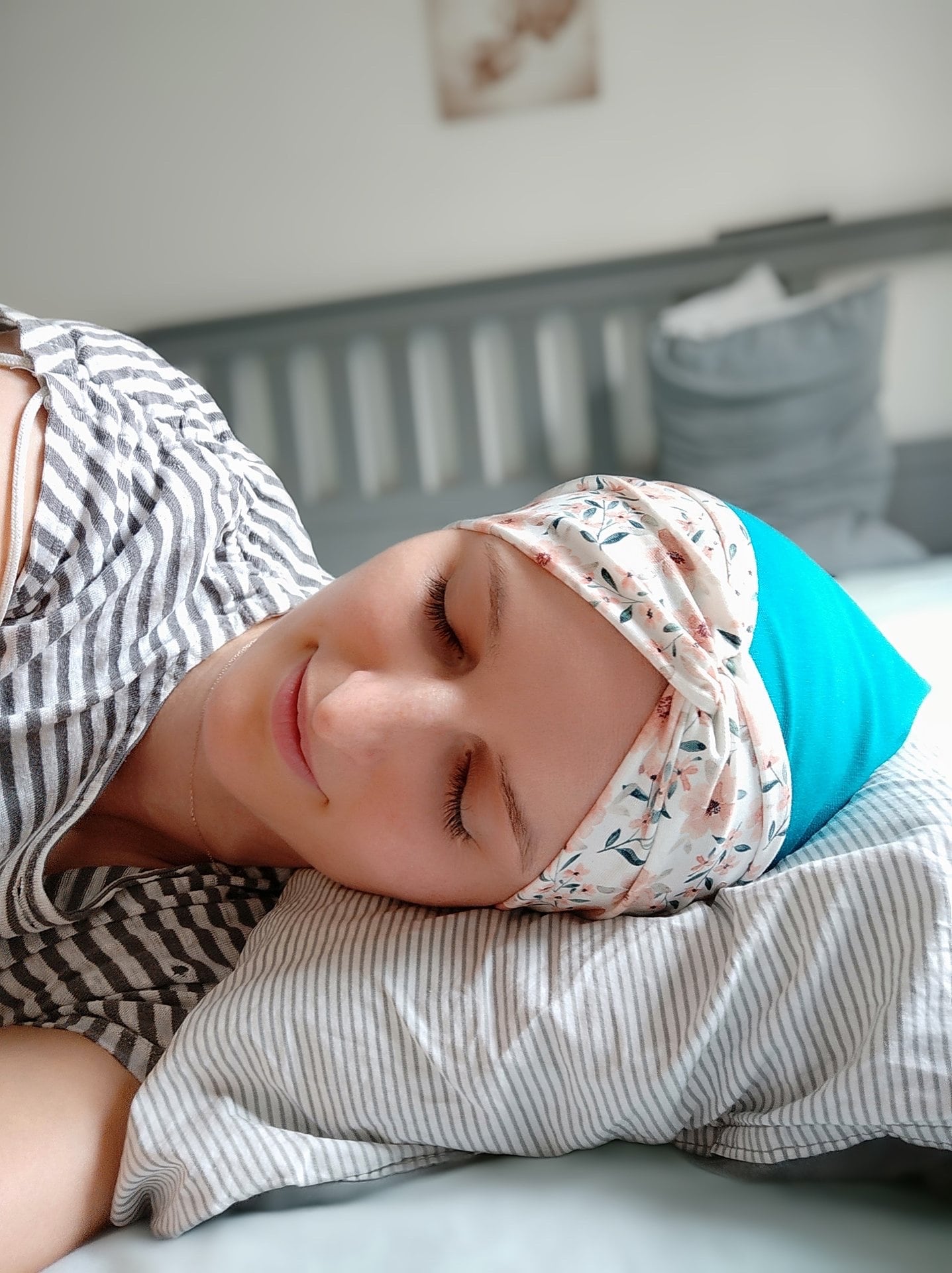 2-teiliges SET Mütze & Bandeau Haarband - einlagig