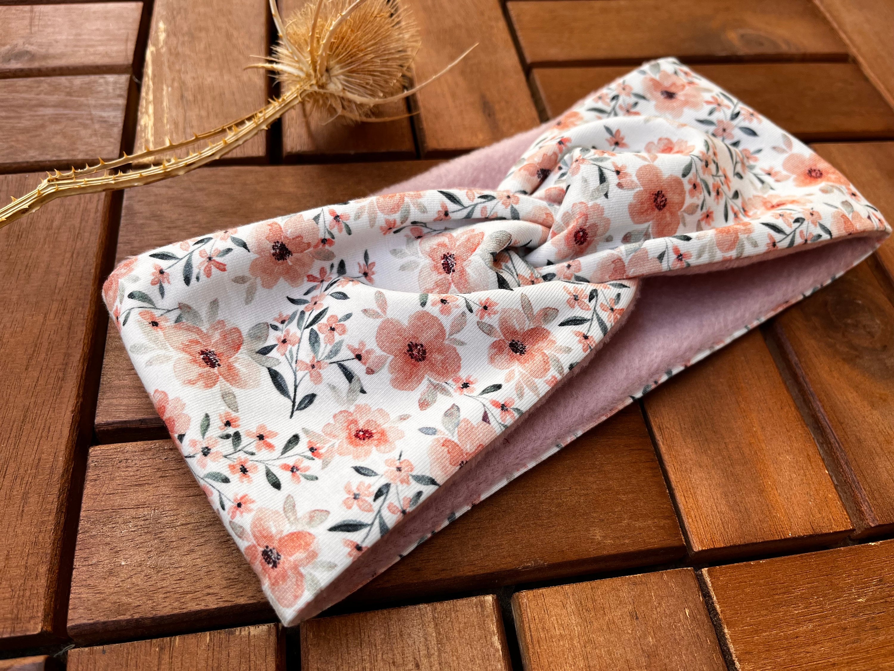 Set Bandeau Stirnband & Loopschal – komfortabel & gefüttert