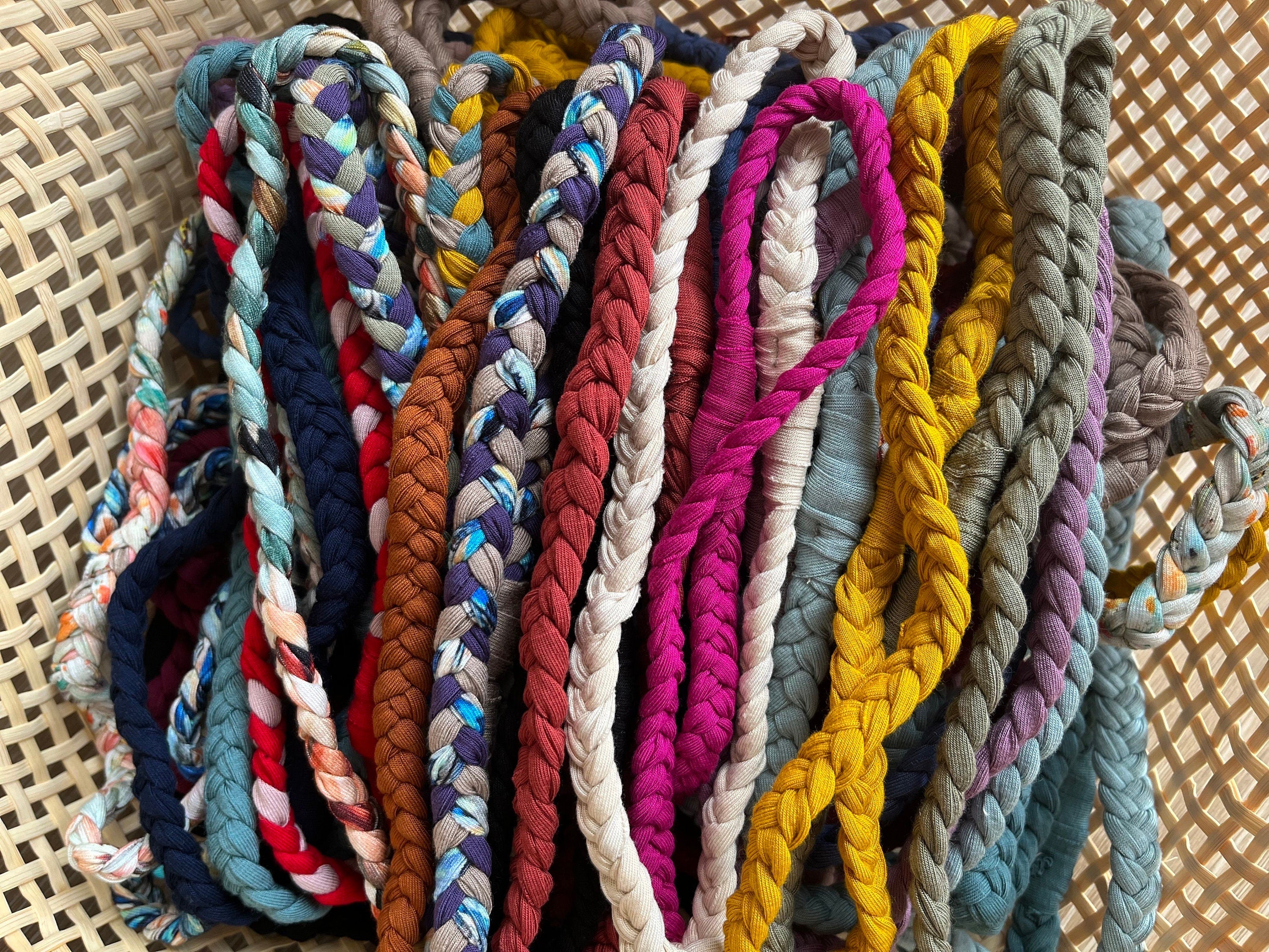 Bambus Haarband geflochten – weich & dehnbar