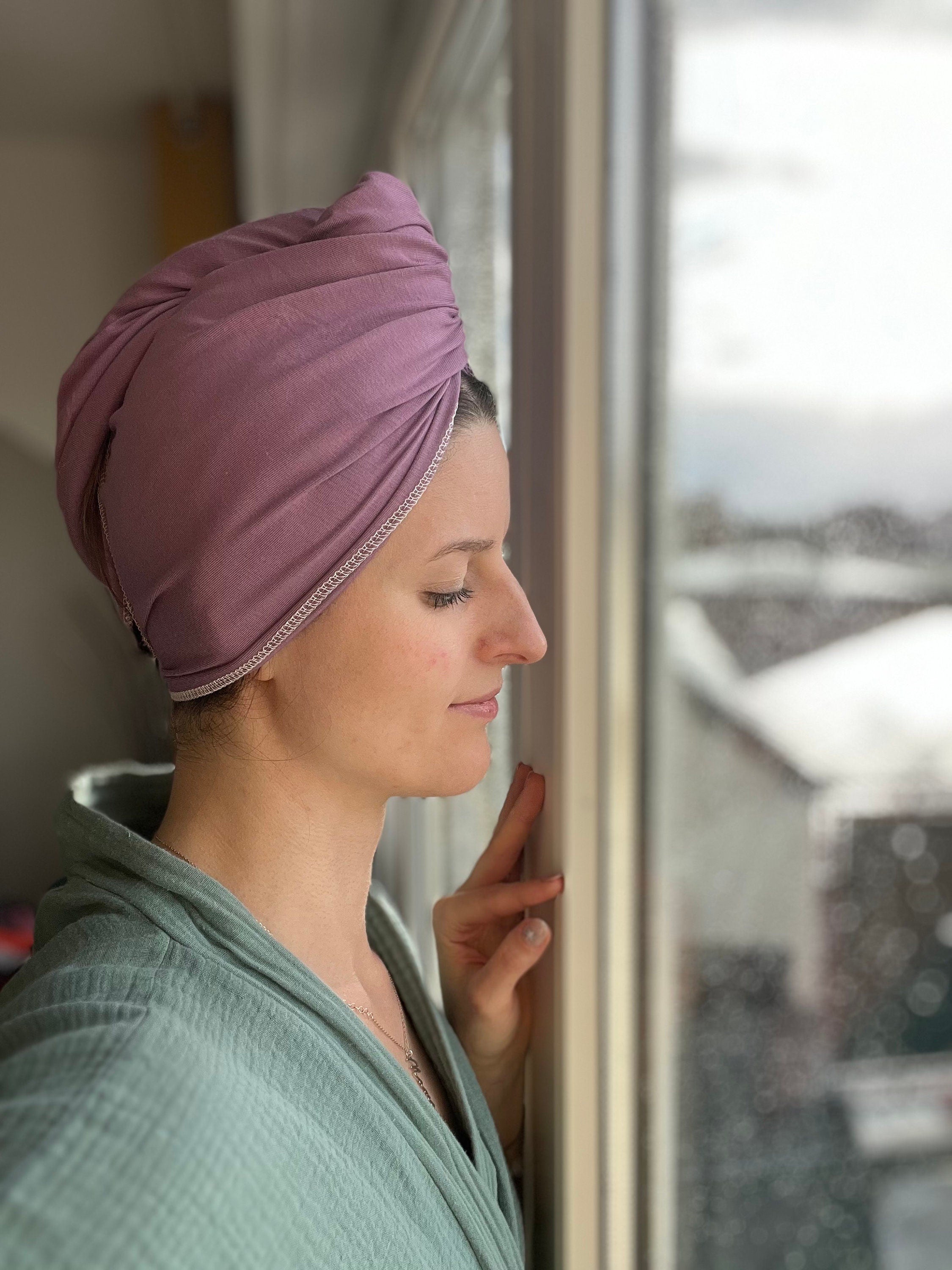 Bambus Turban-Handtuch – sanft & pflegend, ideal zum Haare-Plopping