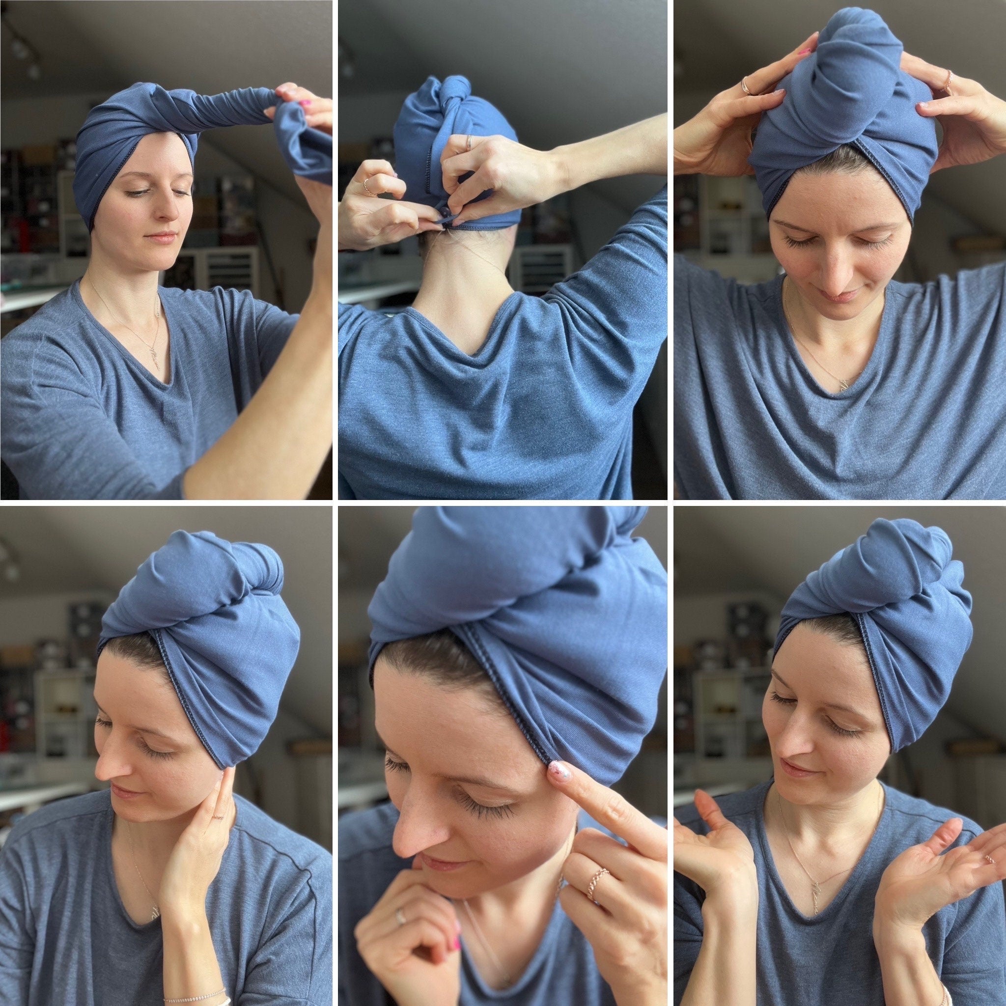 Bambus Turban-Handtuch – sanft & pflegend, ideal zum Haare-Plopping