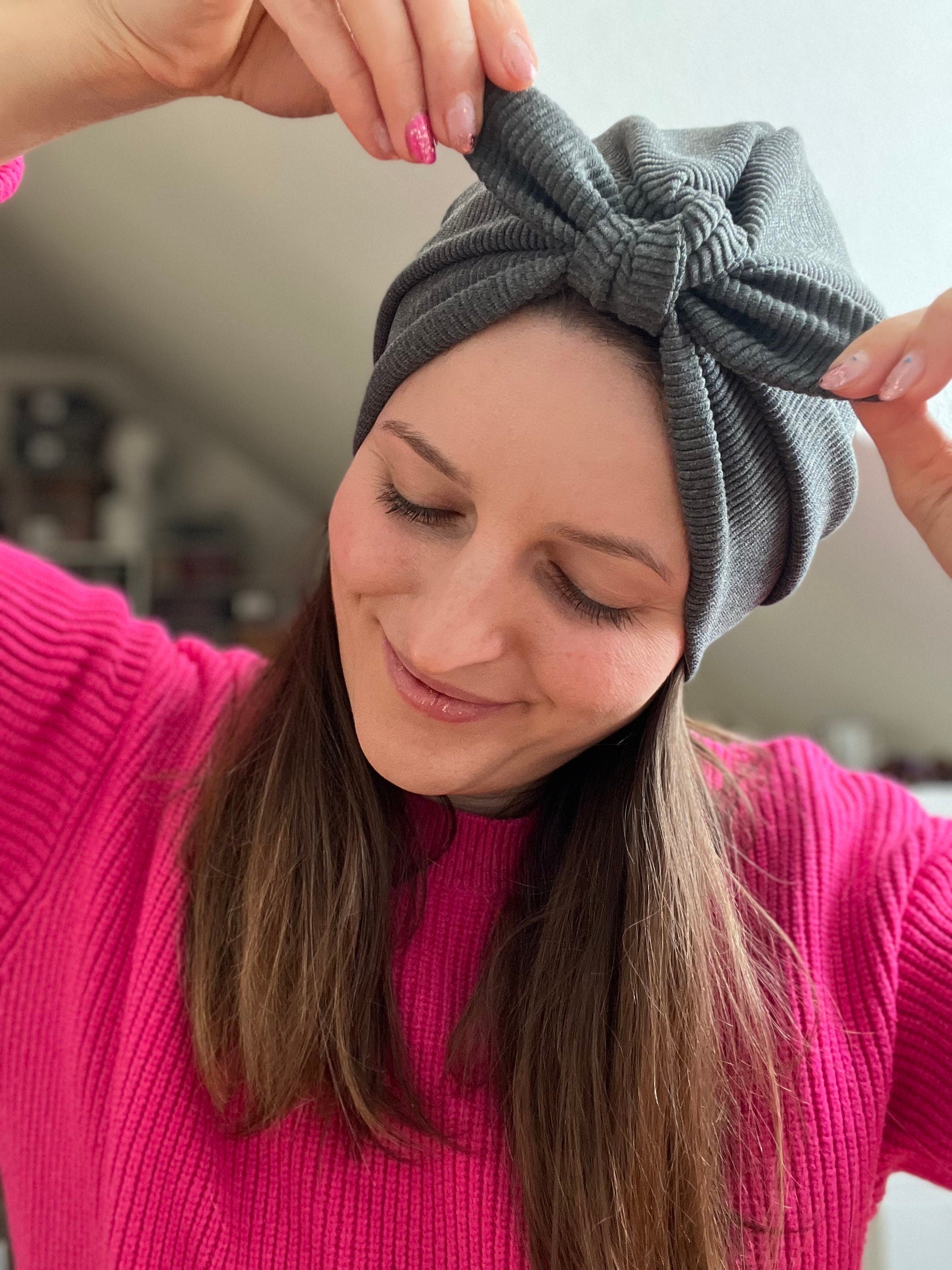 RIBB Turban Mütze mit Schleife