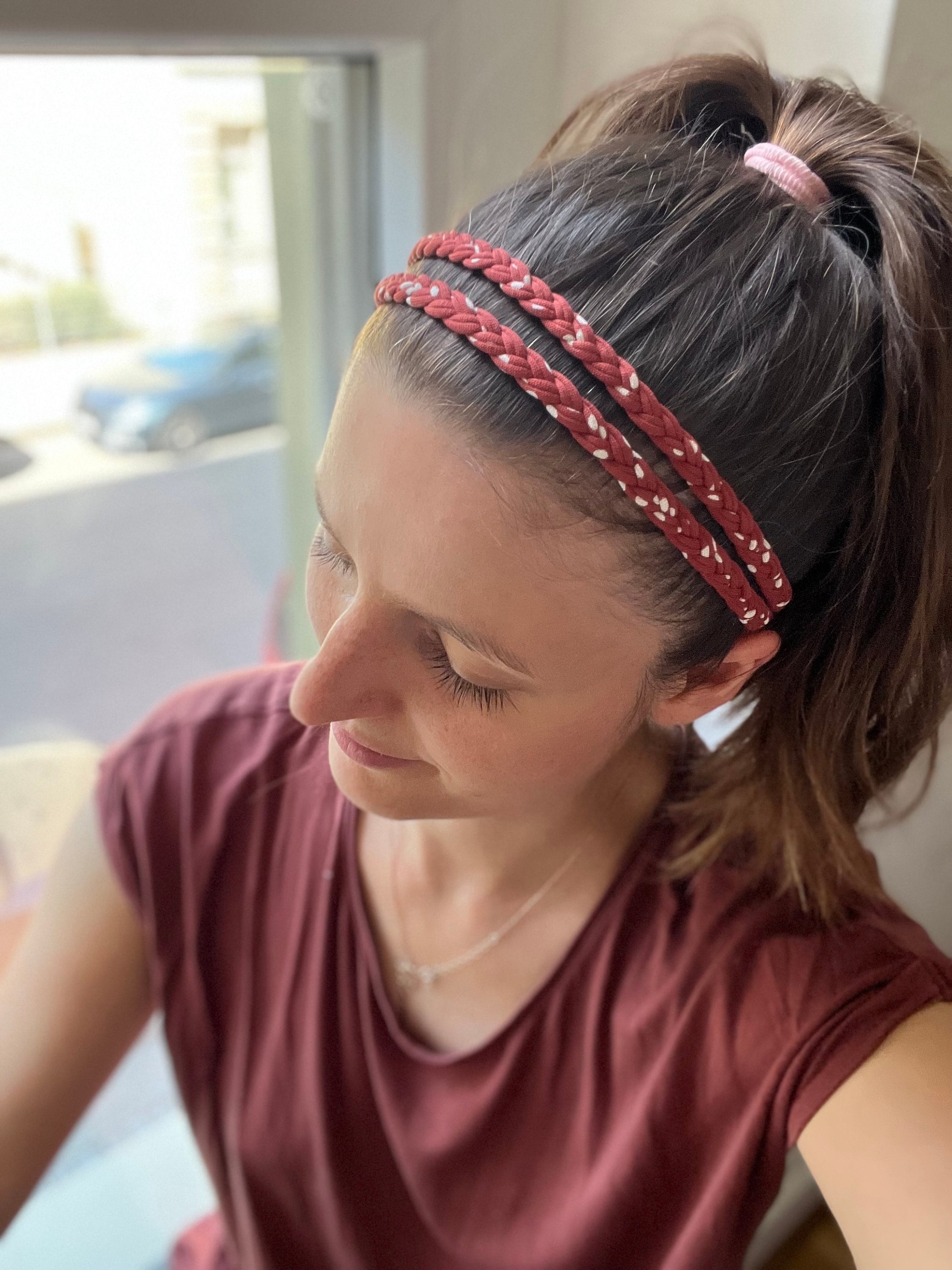 Doppelt geflochtenes Haarband