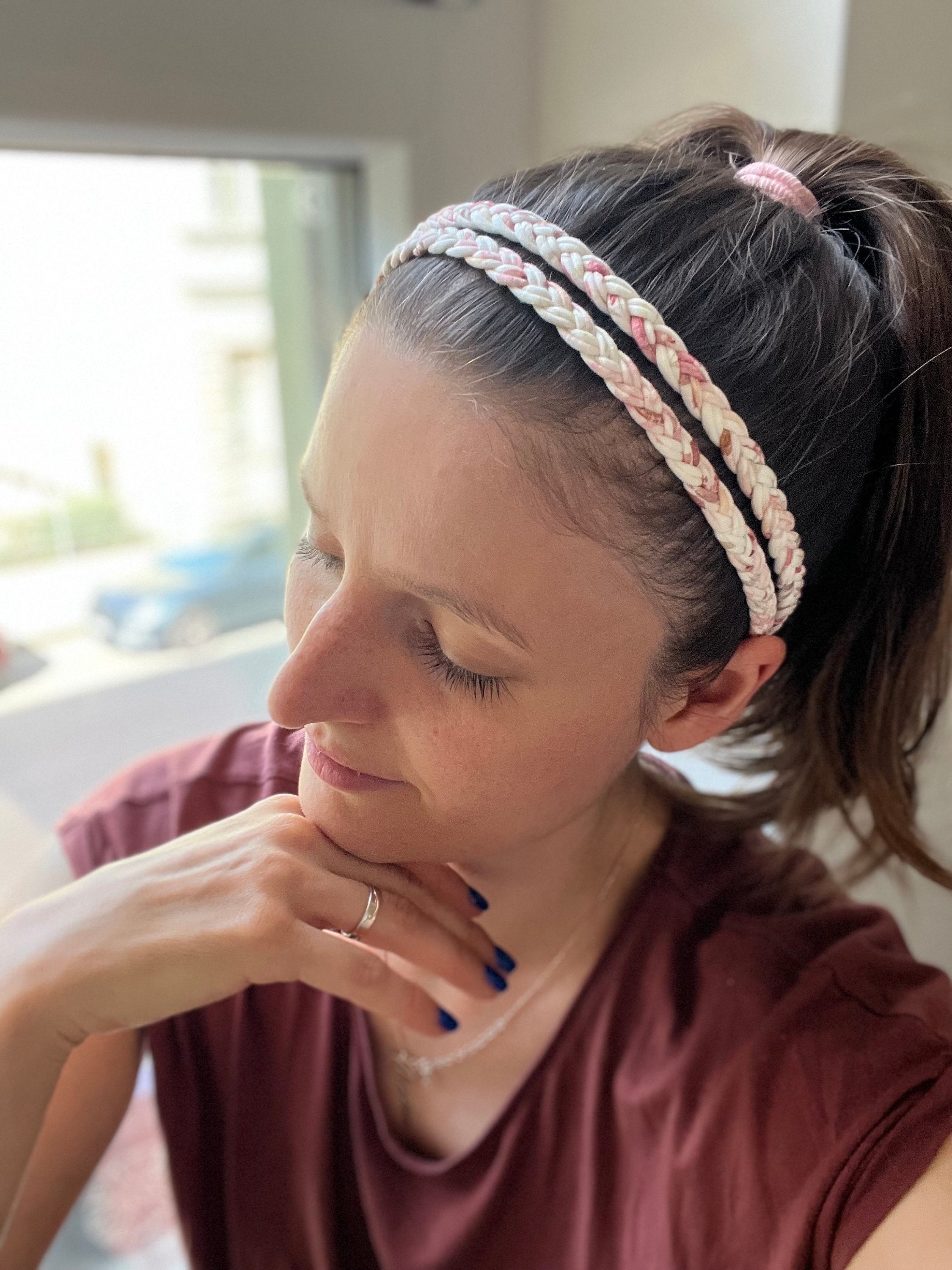 Doppelt geflochtenes Haarband – weich & stylisch