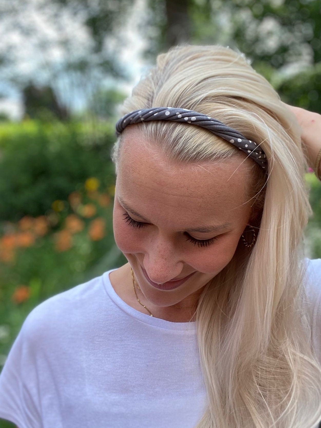 Rolled‑Up Haarband – flexibel & bequem