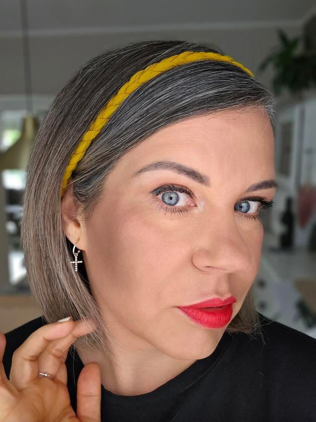 Bambus Haarband geflochten – weich & dehnbar