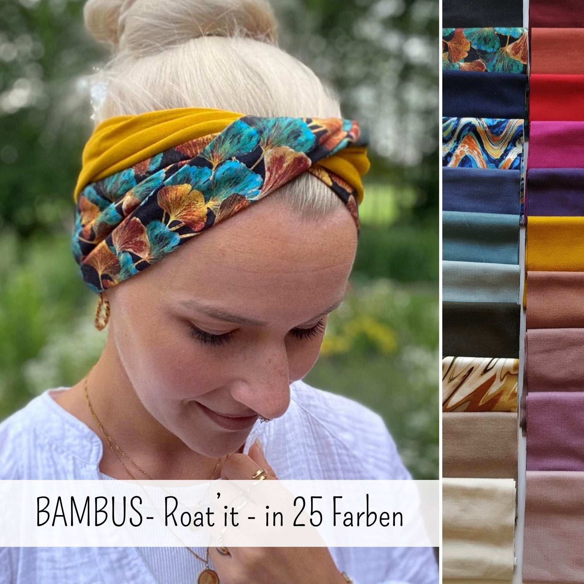 Signatur BAMBUS Roatít Haarband - stylisch & komfortabel