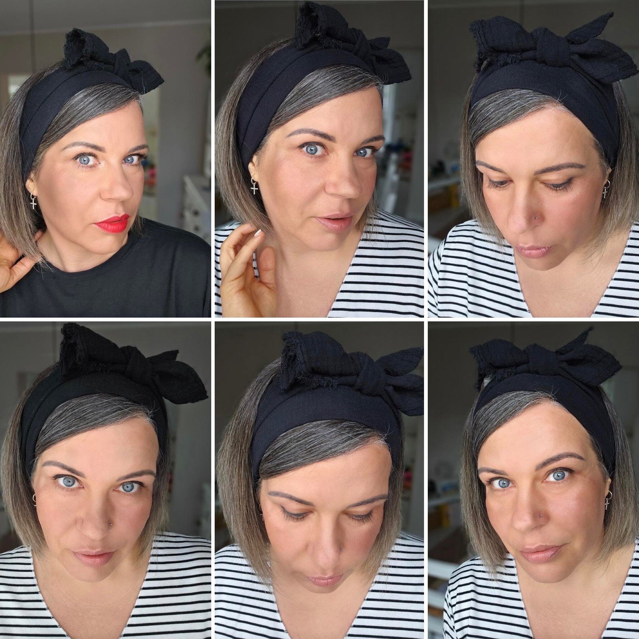 Musselin Cut Binde Haarband – nahtlos & bequem