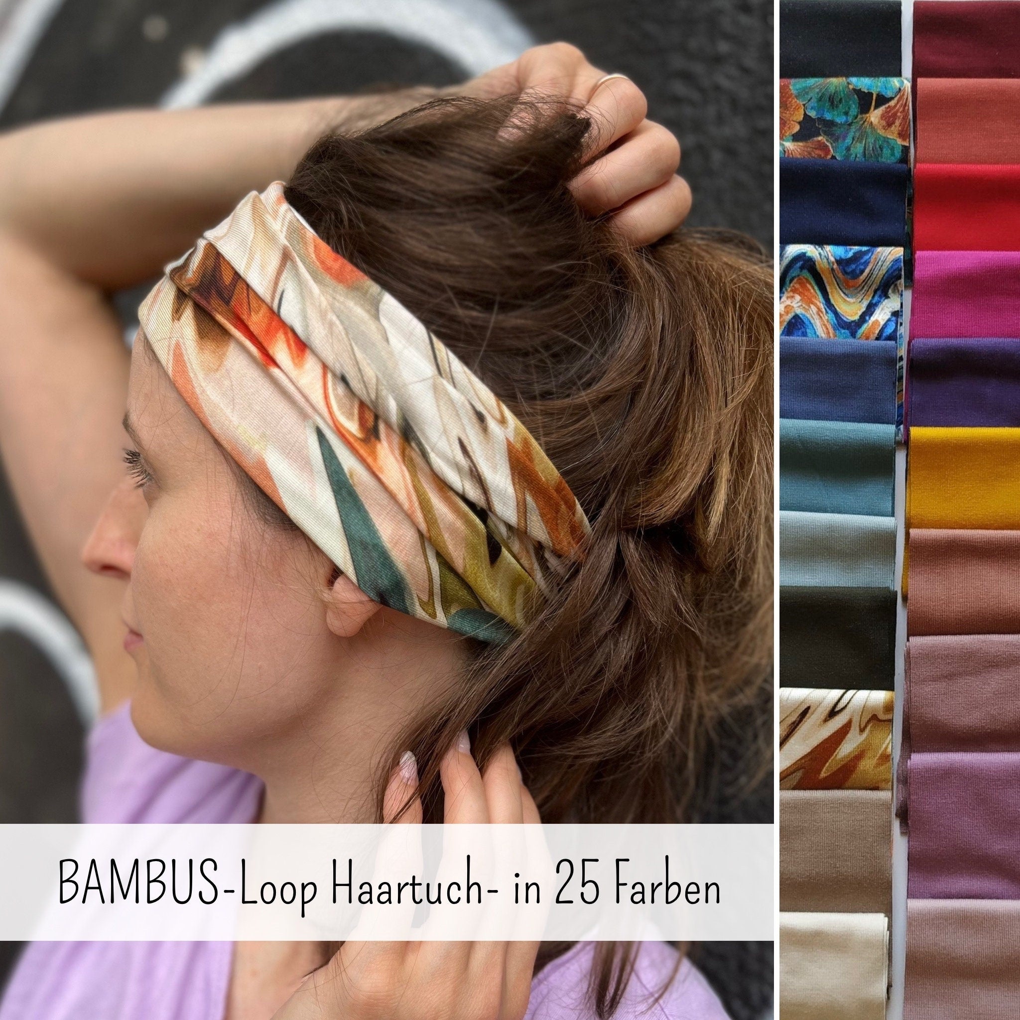 BAMBUS Loop Haarband in 20cm