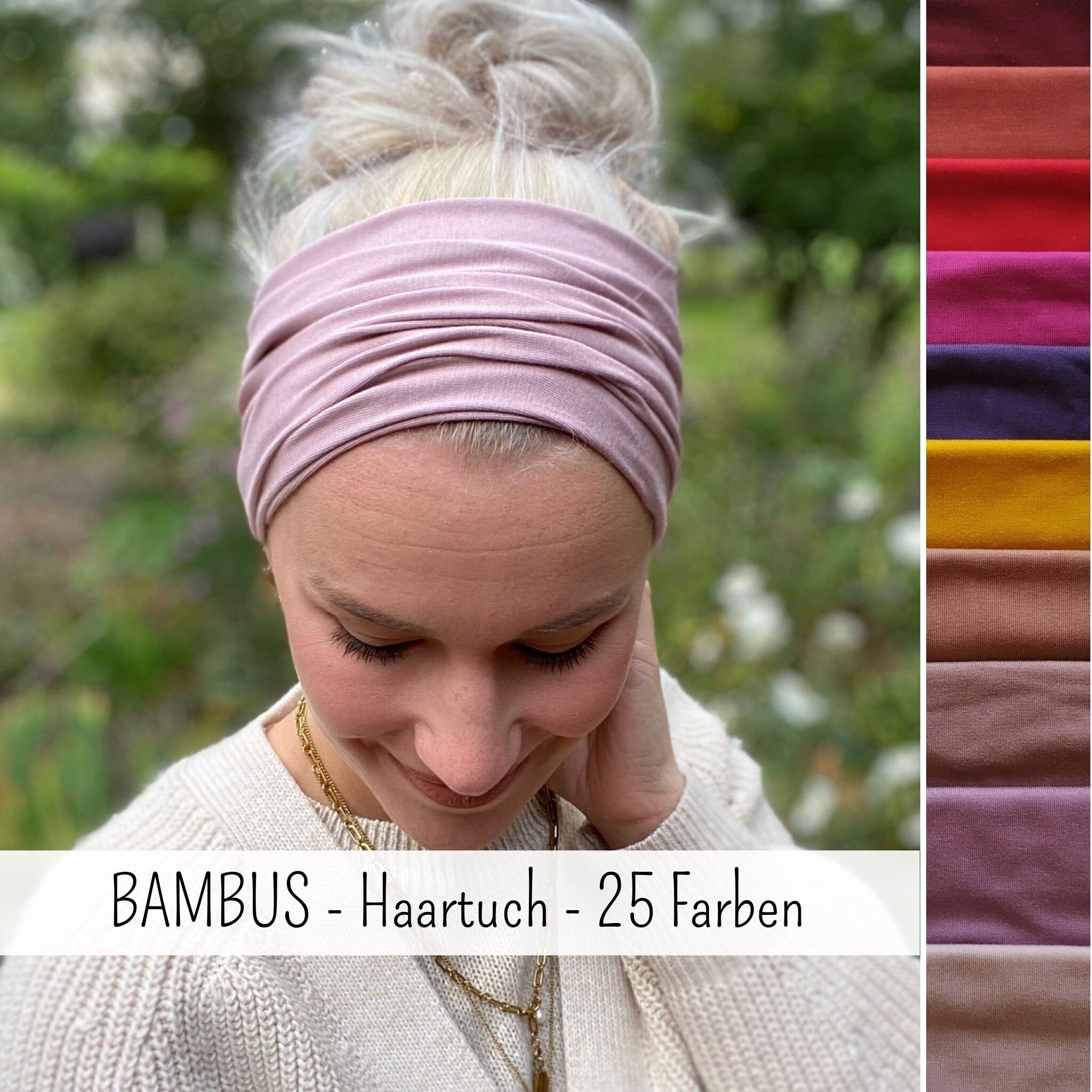 BAMBUS Loop Haarband, nahtlos