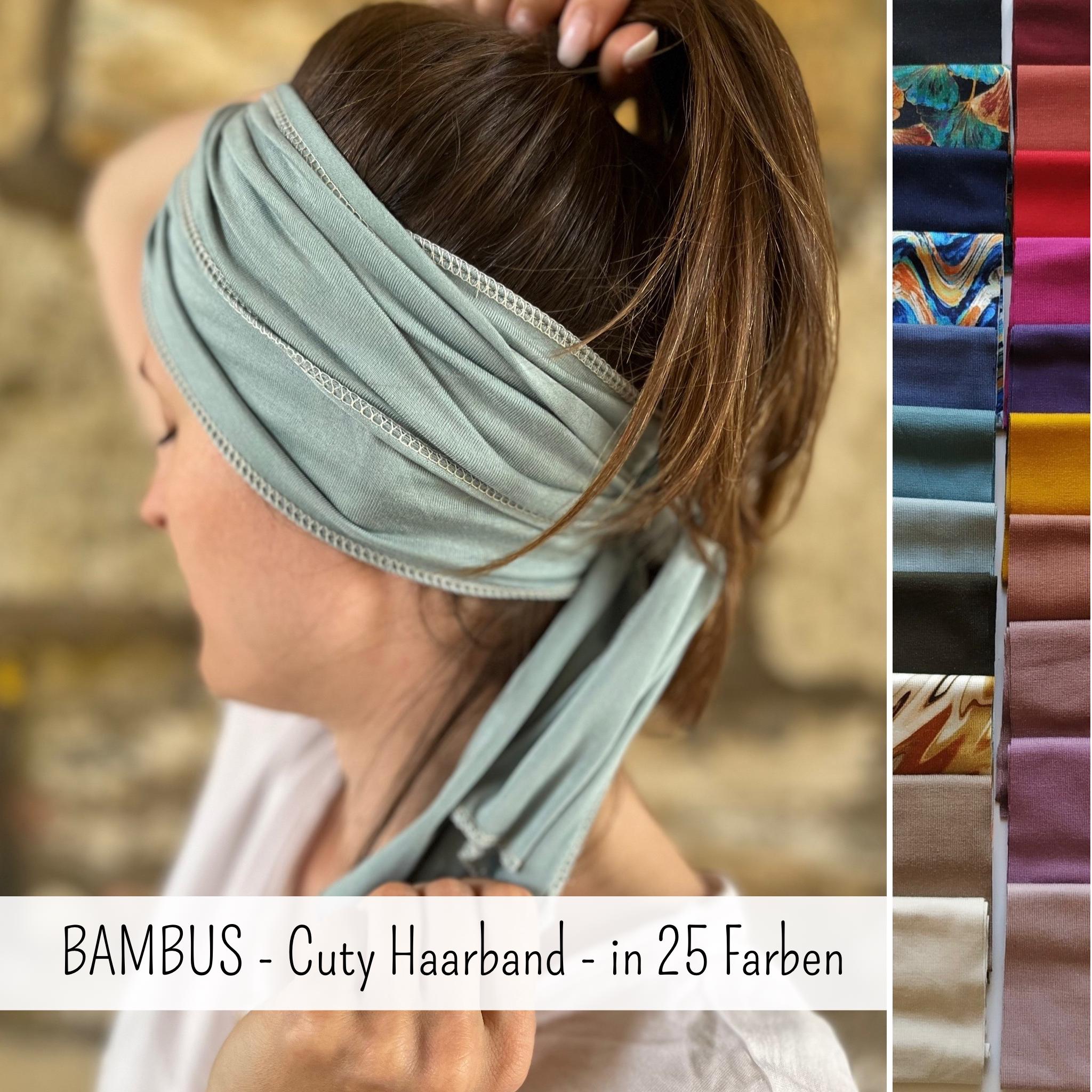 CUTY Bambus Bindehaarband