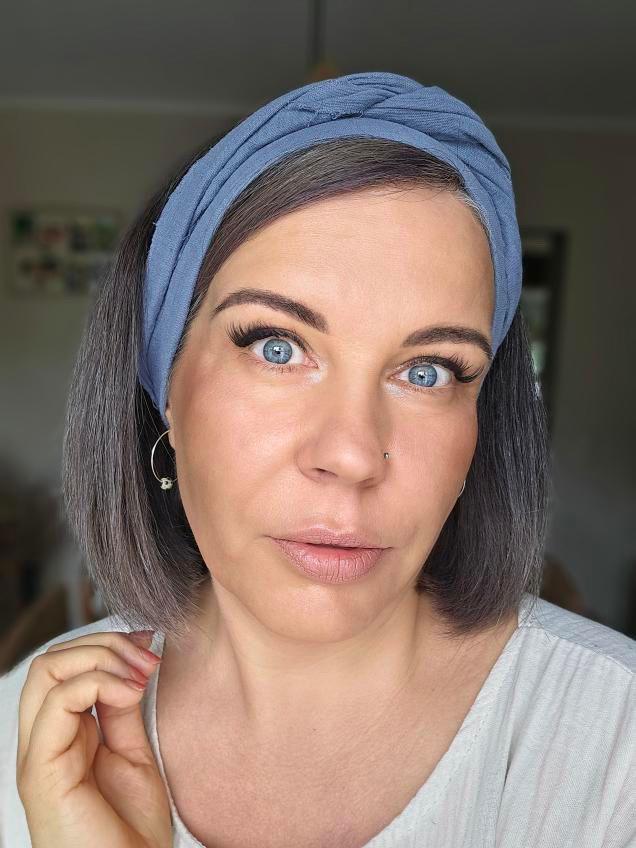 Musselin Cut Binde Haarband – nahtlos & bequem