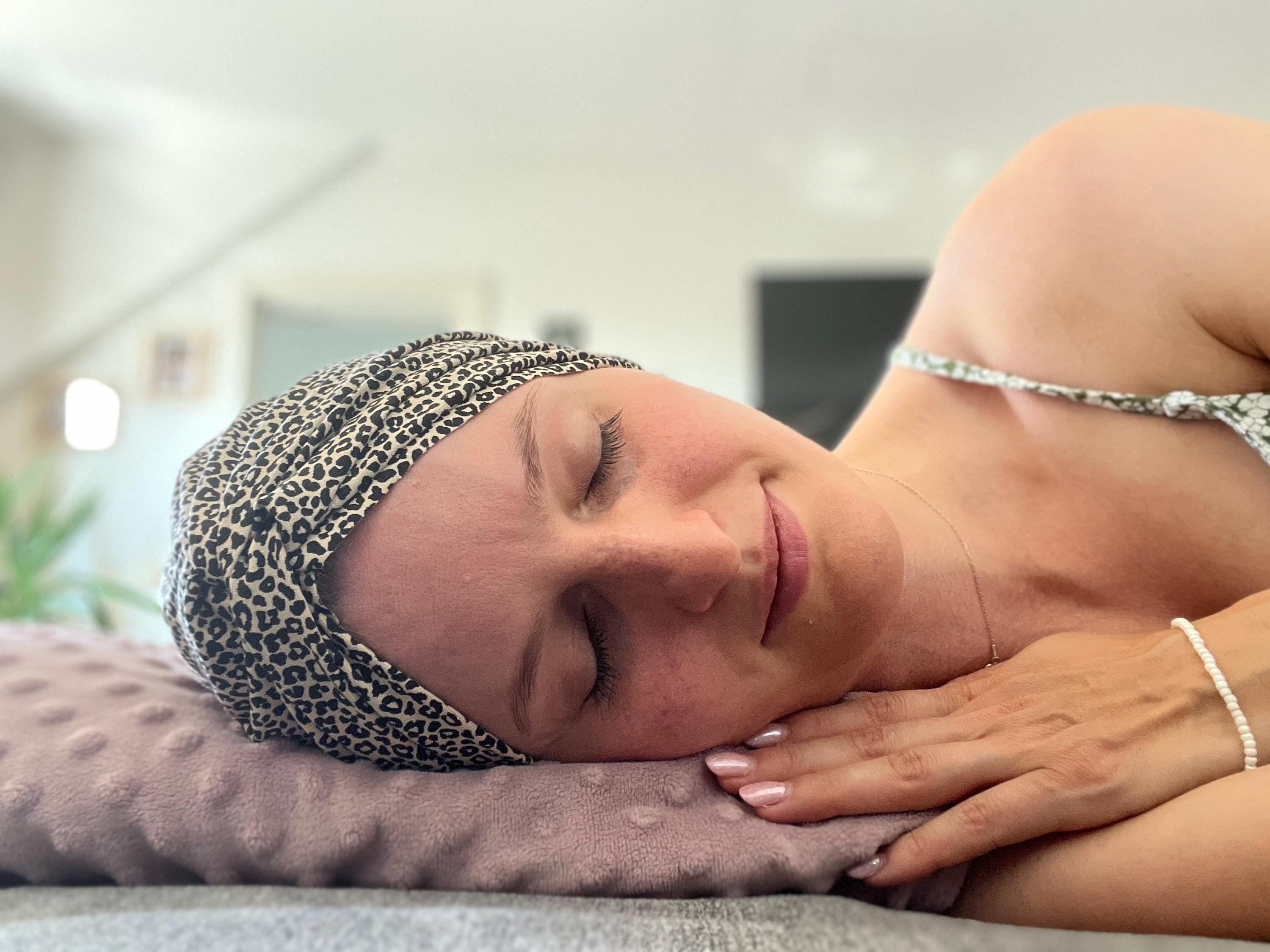 Turban-Mütze mit Knoten Baumwolljersey – weich & komfortabel