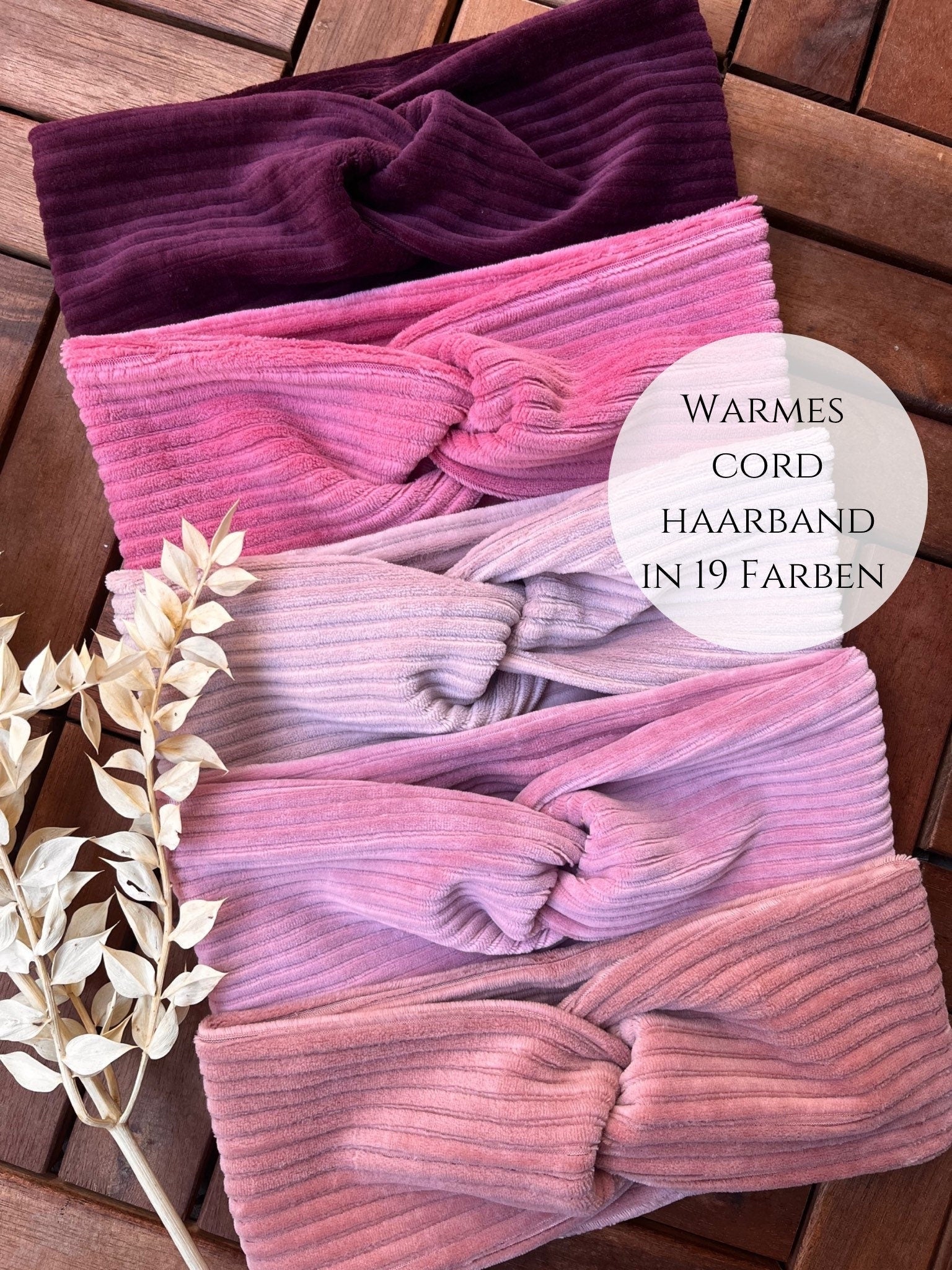 Cord BANDEAU Haarband - warm