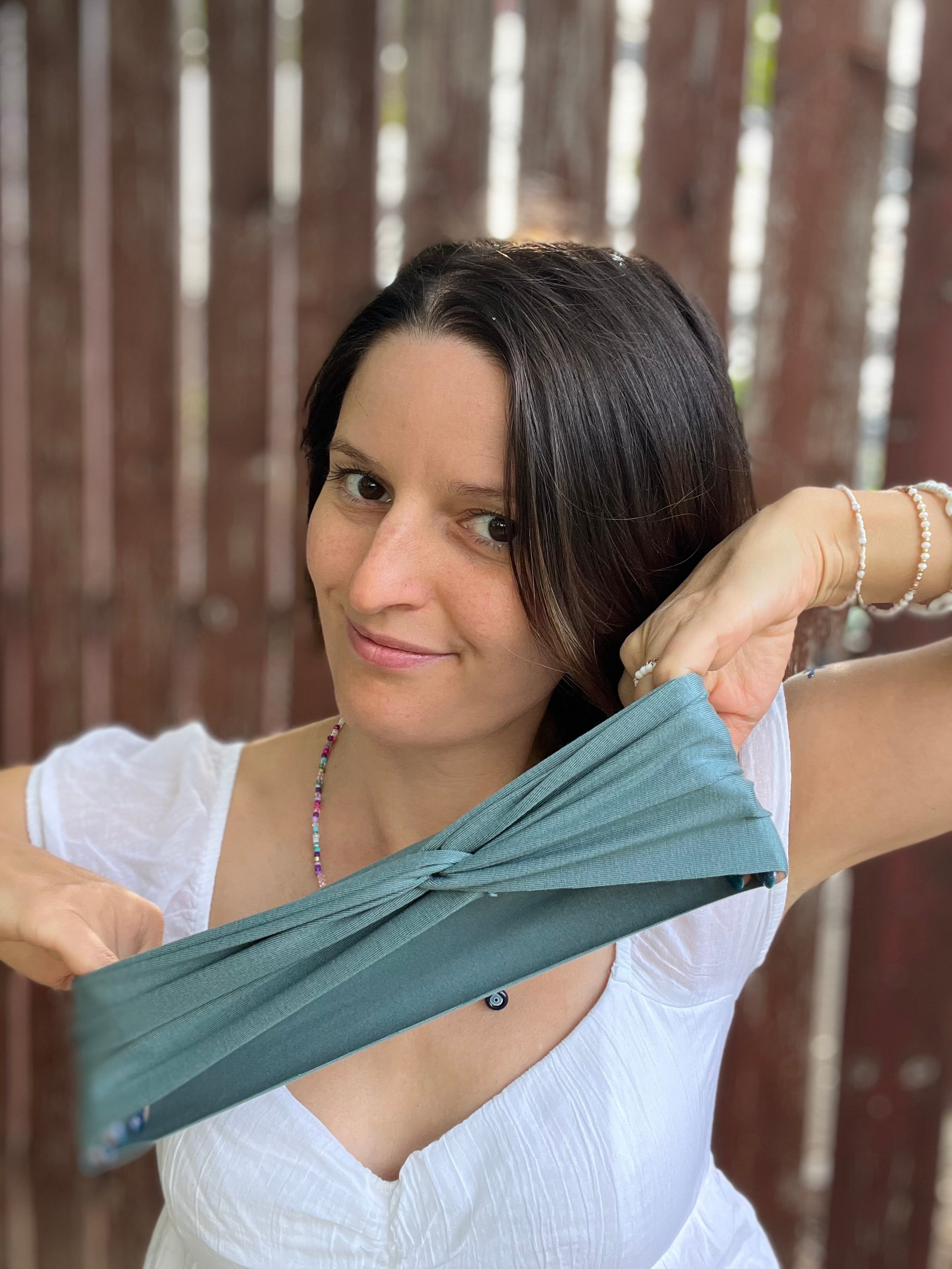 Neu-> Bambus Bandeau Haarband in 16cm