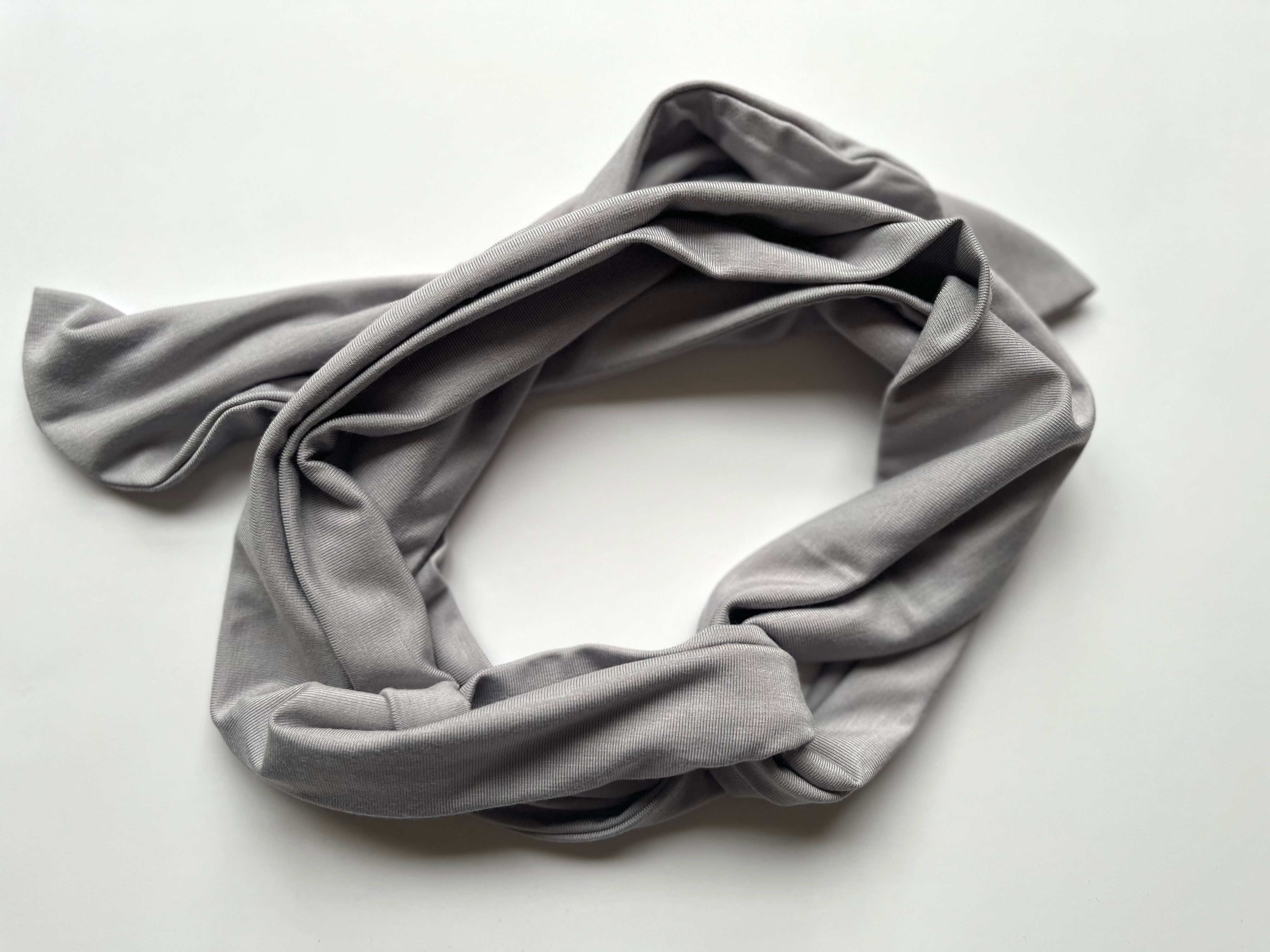 BAMBUS Bindehaarband in grau