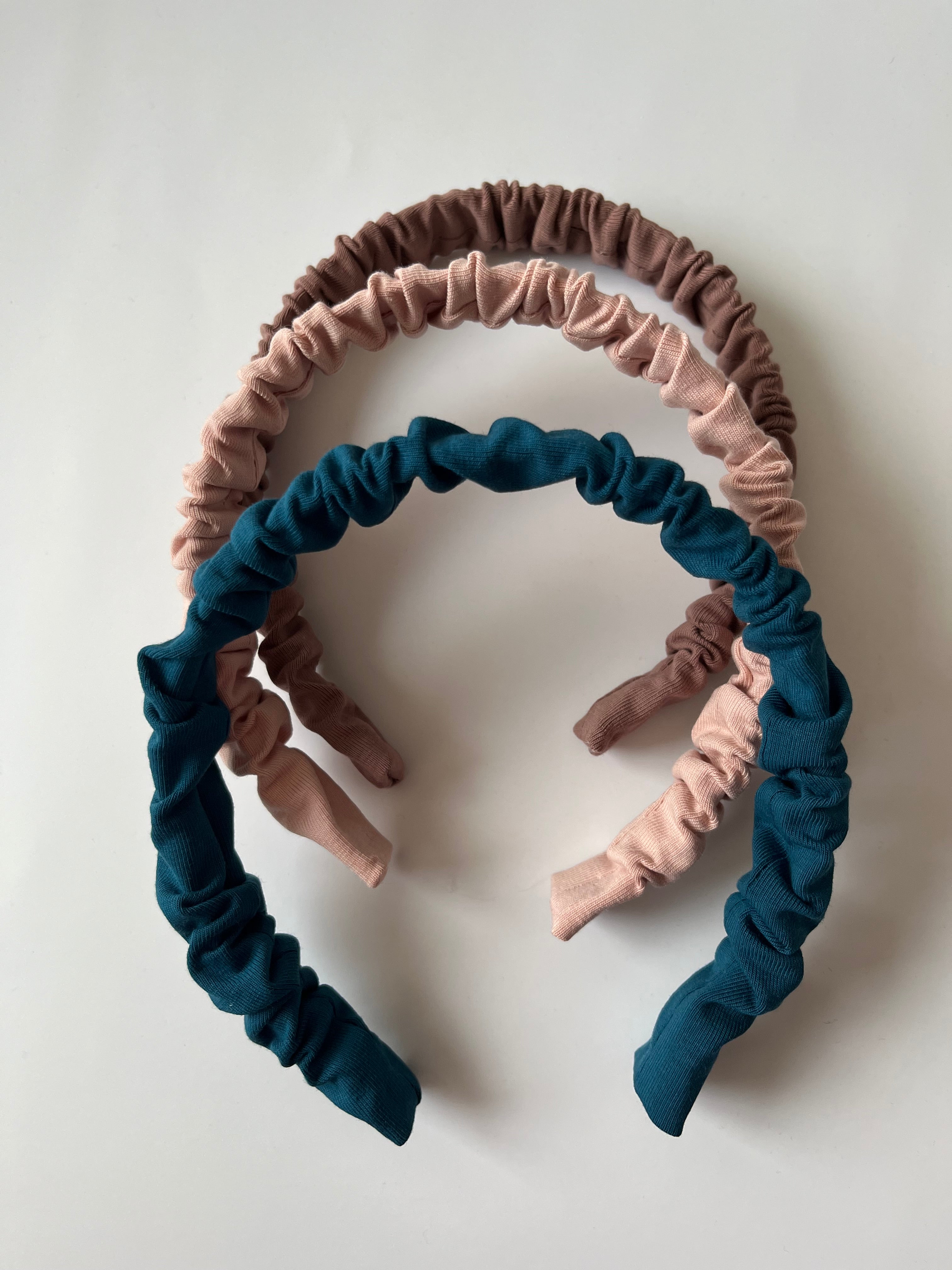 Haarreifen gerafft in 3 Farben