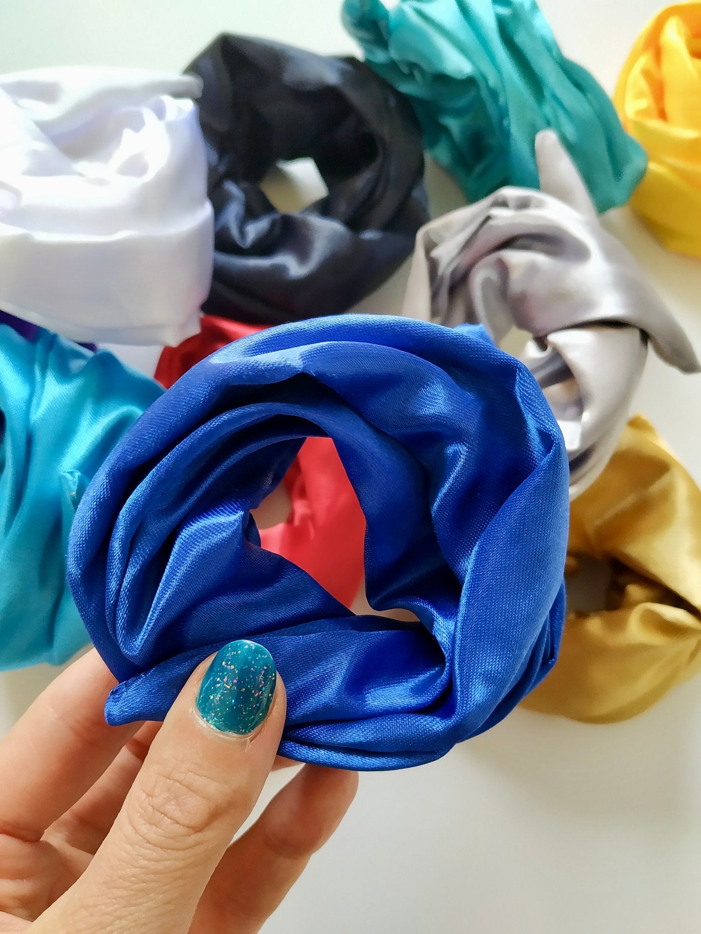 Satin Drahthaarband in 10 Farben