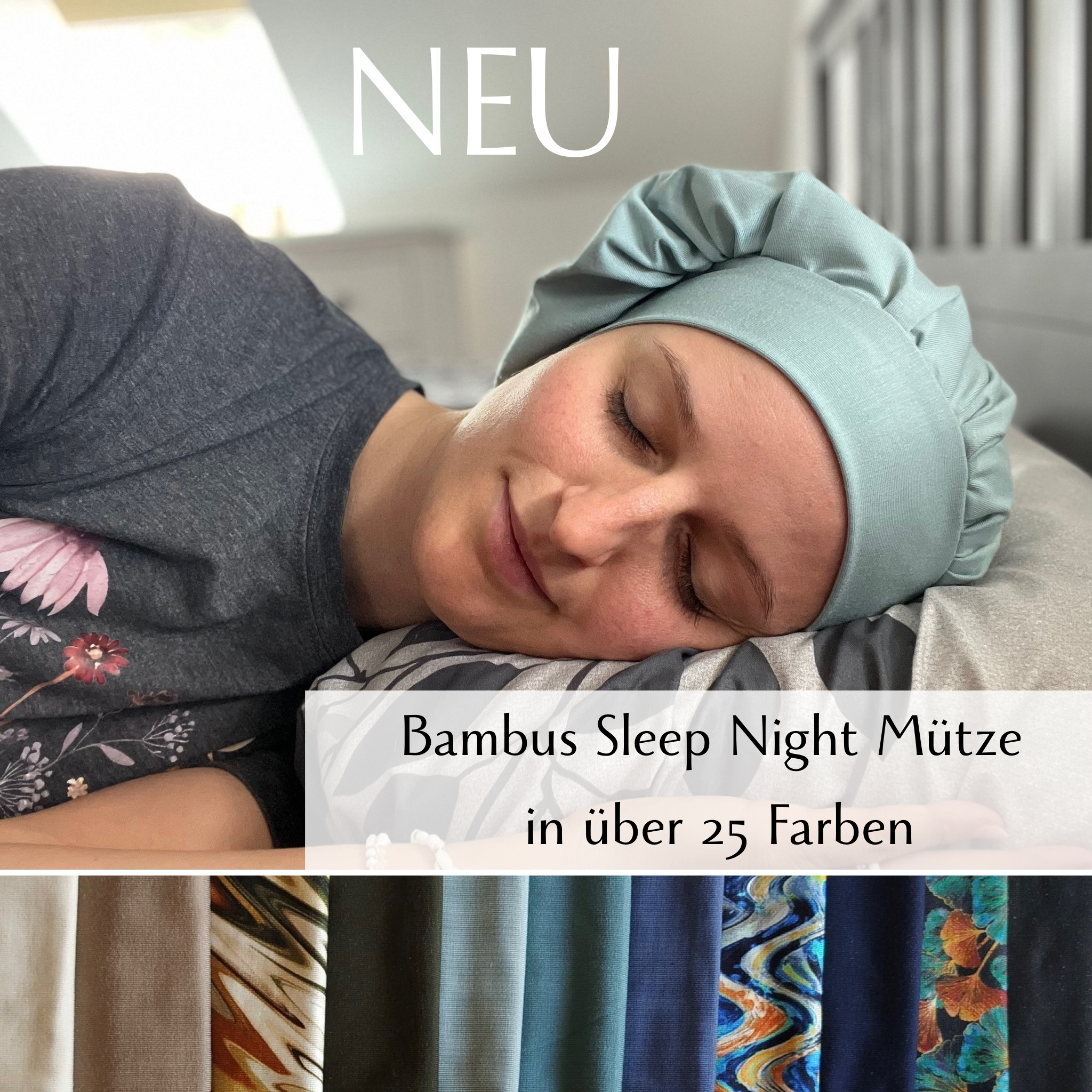 Bambus Sleep Night Mütze