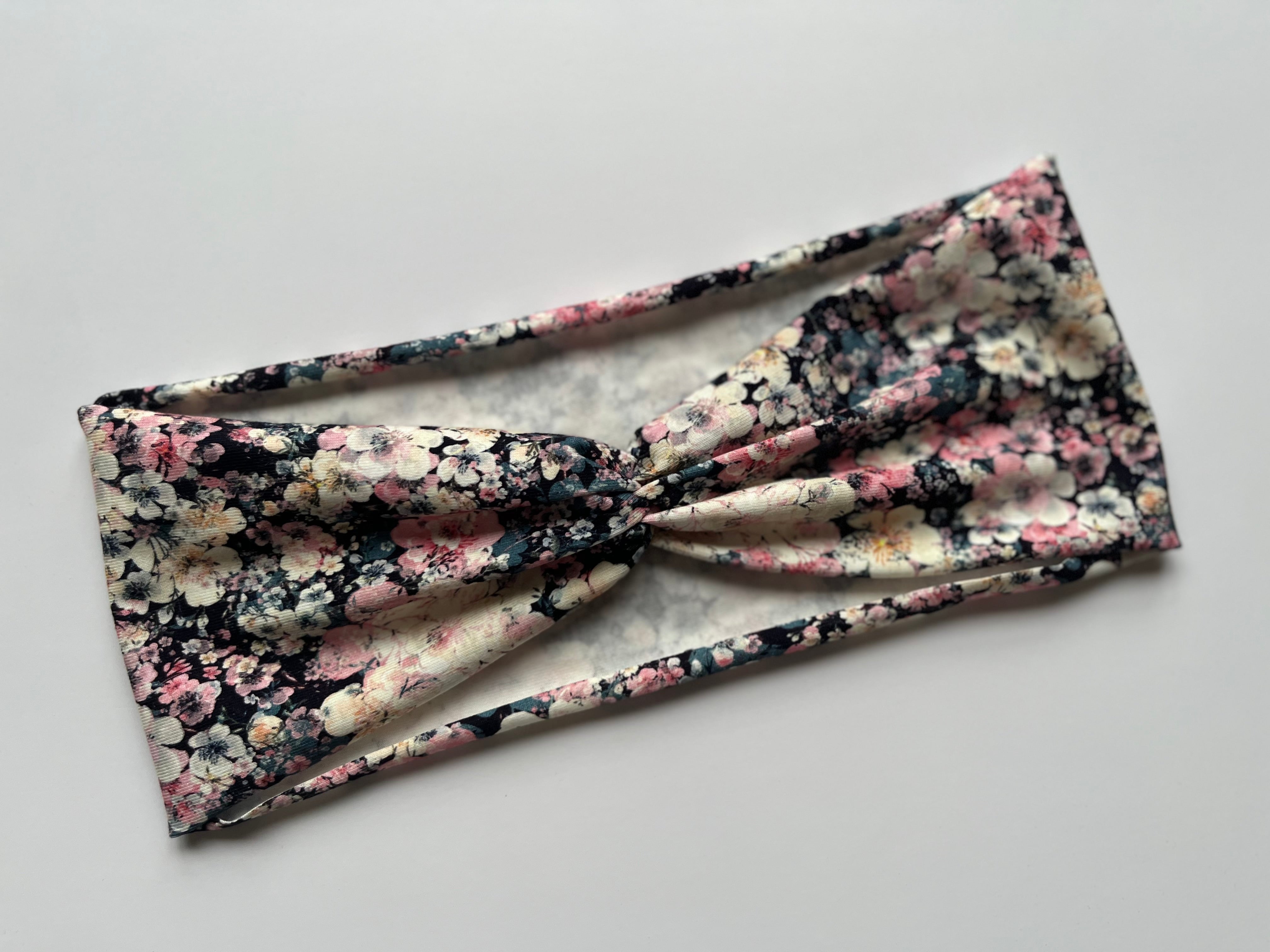 Twist Haarband in blumig Beere