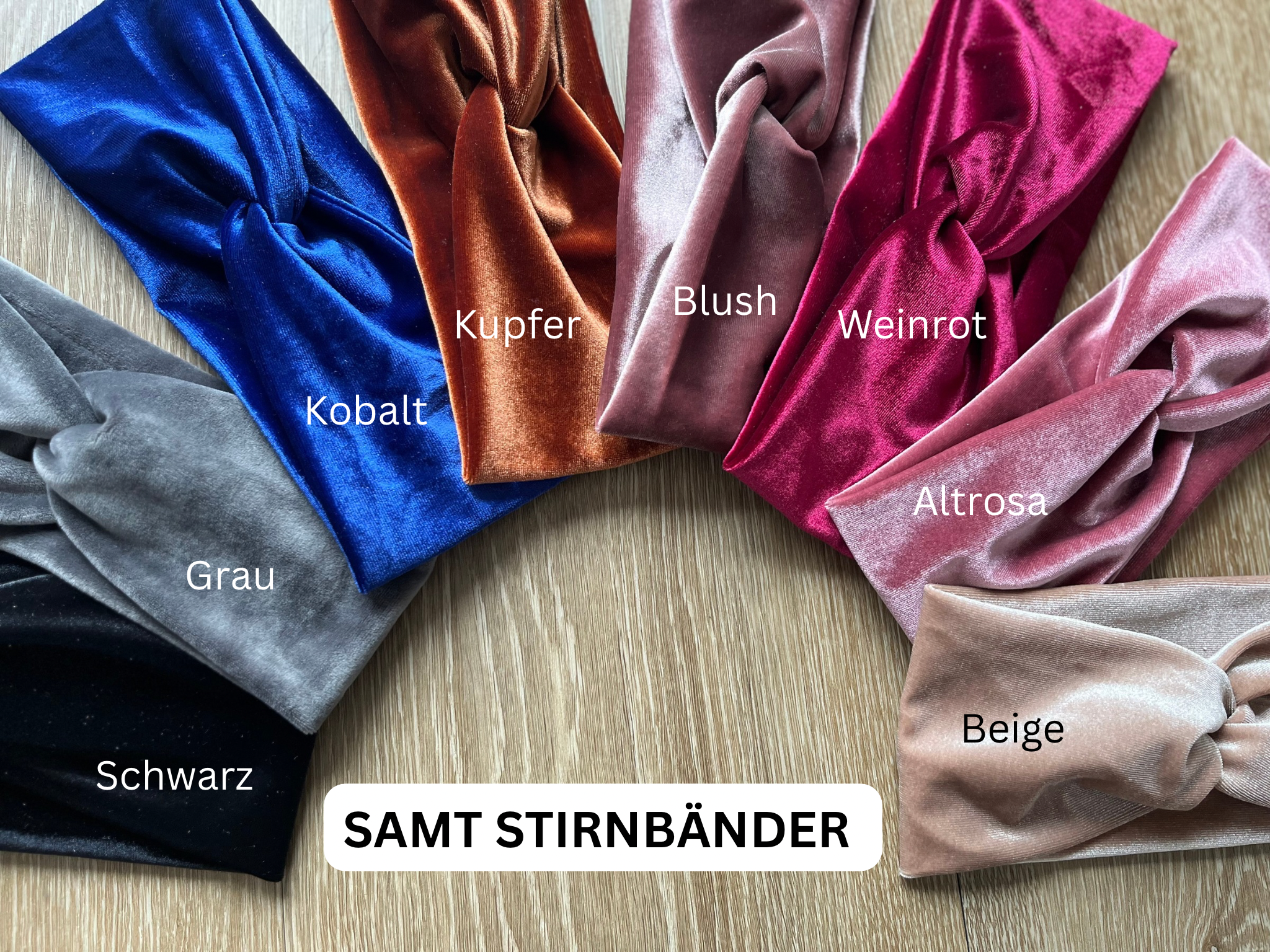 Samt Stirnband – warm & komfortabel