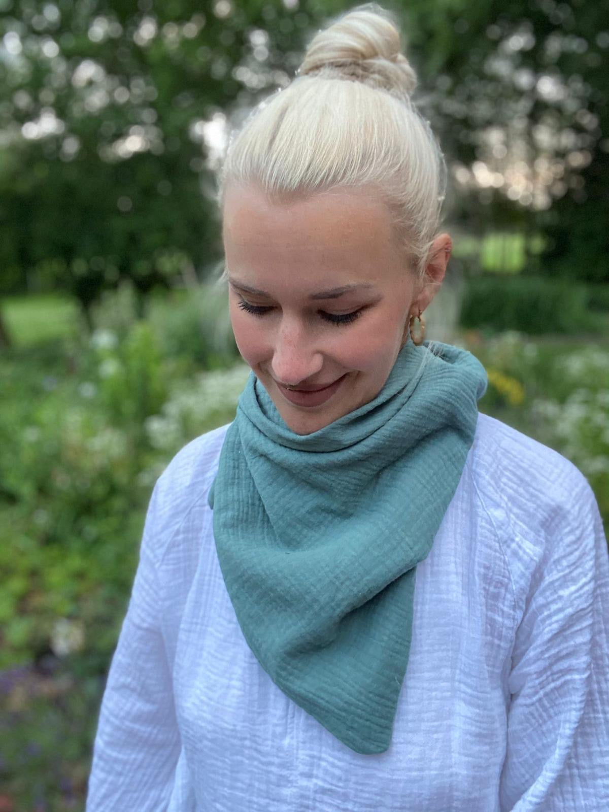 Musselin Halstuch XXL – stylisch & komfortabel