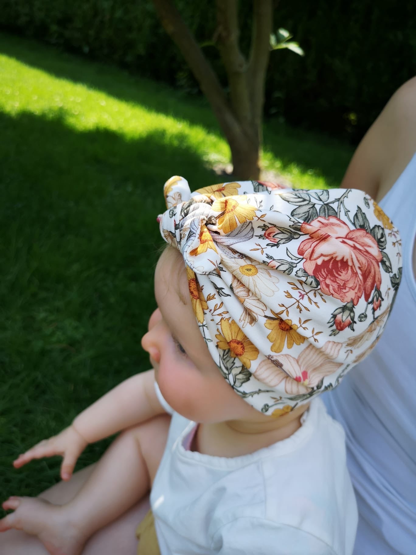 Turban mit Schleife - weiches Kopfbündchen - stylisch & komfortabel