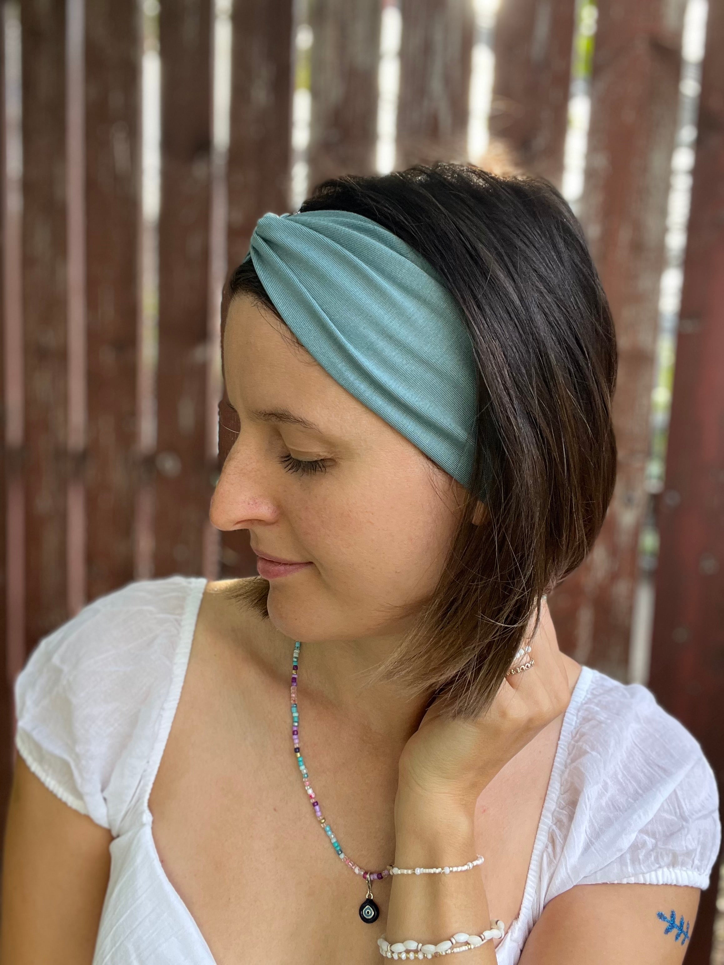 Neu-> Bambus Bandeau Haarband in 12cm
