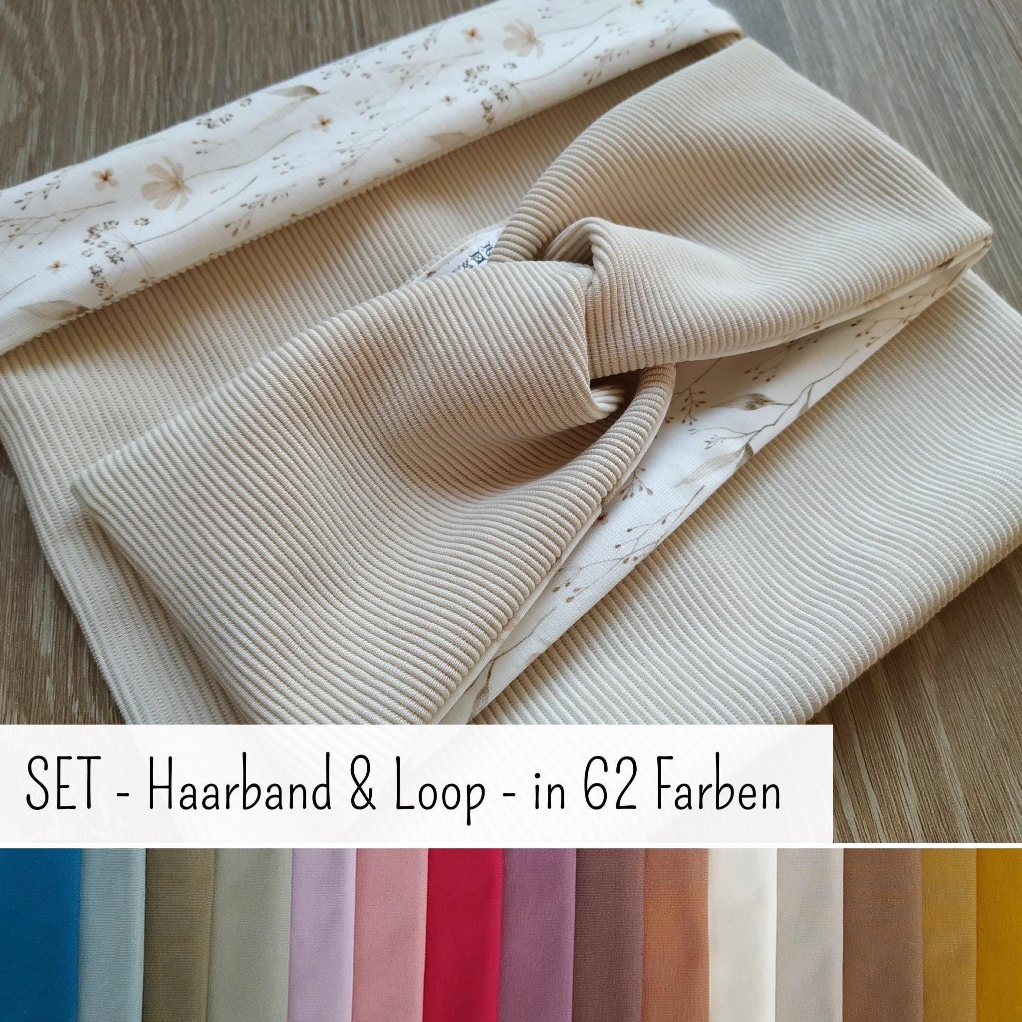 Signatur Haarband & Loop - als Set