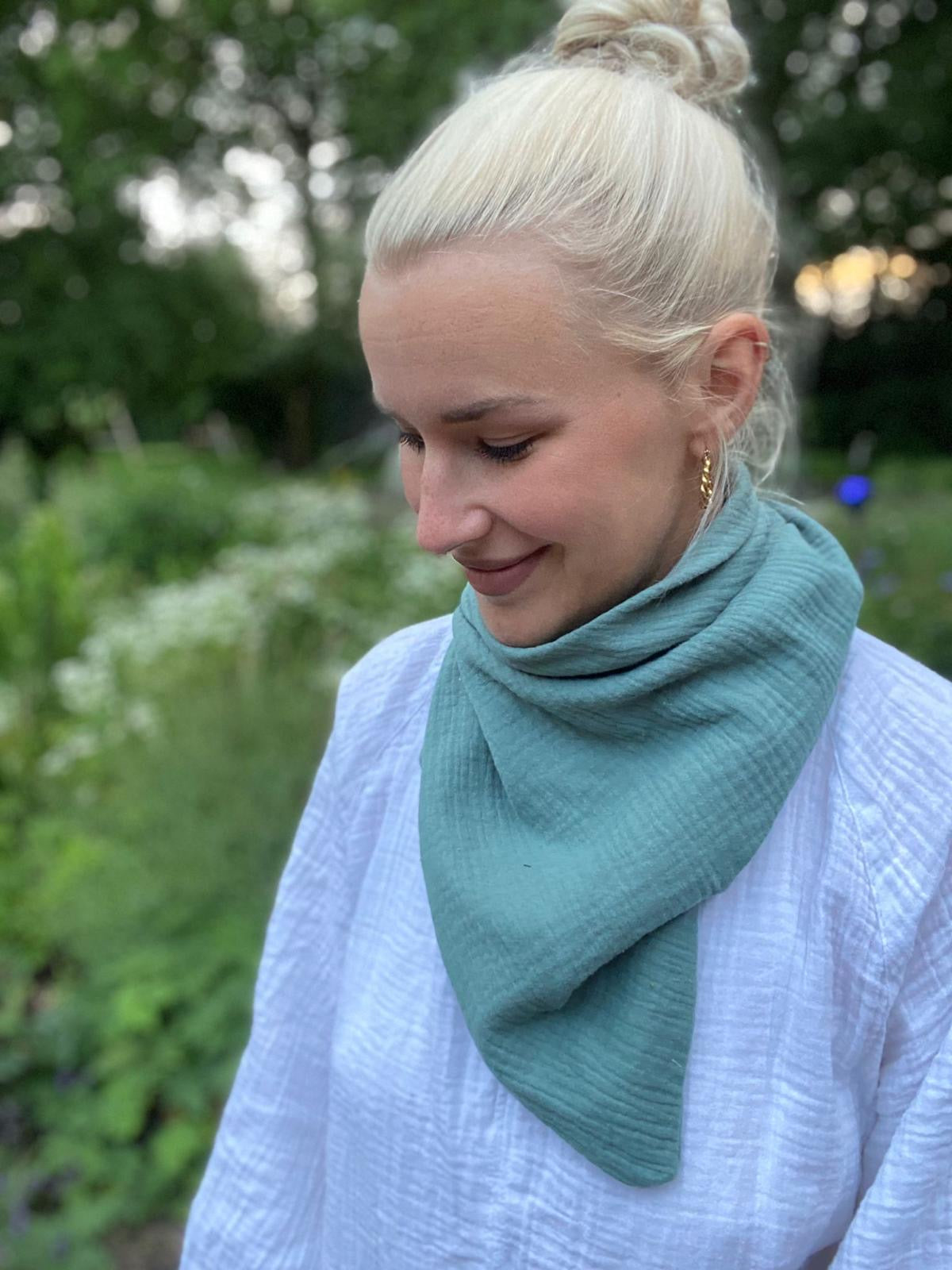 Musselin Halstuch XXL – stylisch & komfortabel