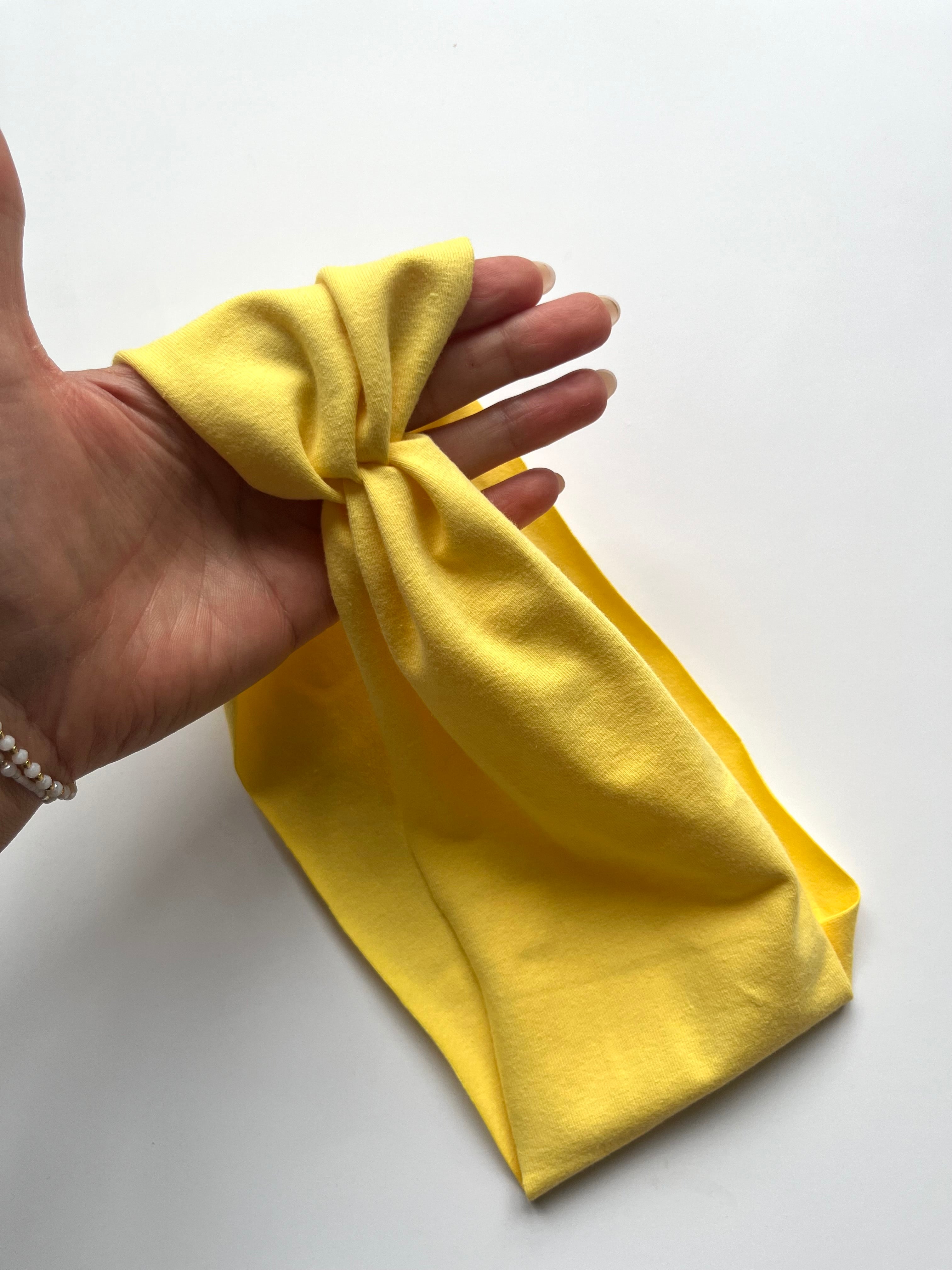 Twist Haarband in gelb