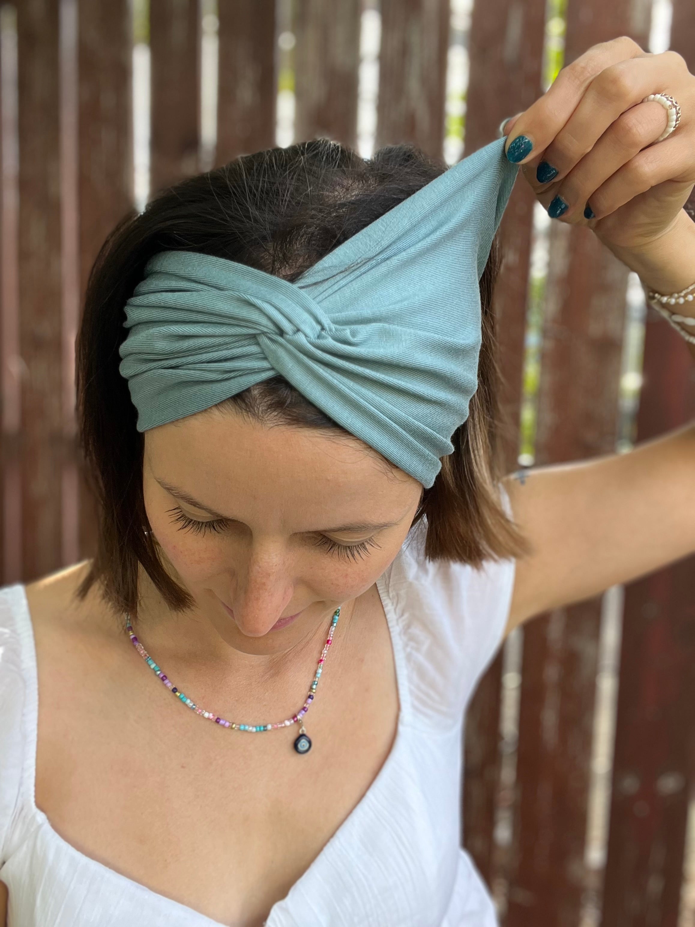 Neu-> Bambus Bandeau Haarband in 20cm