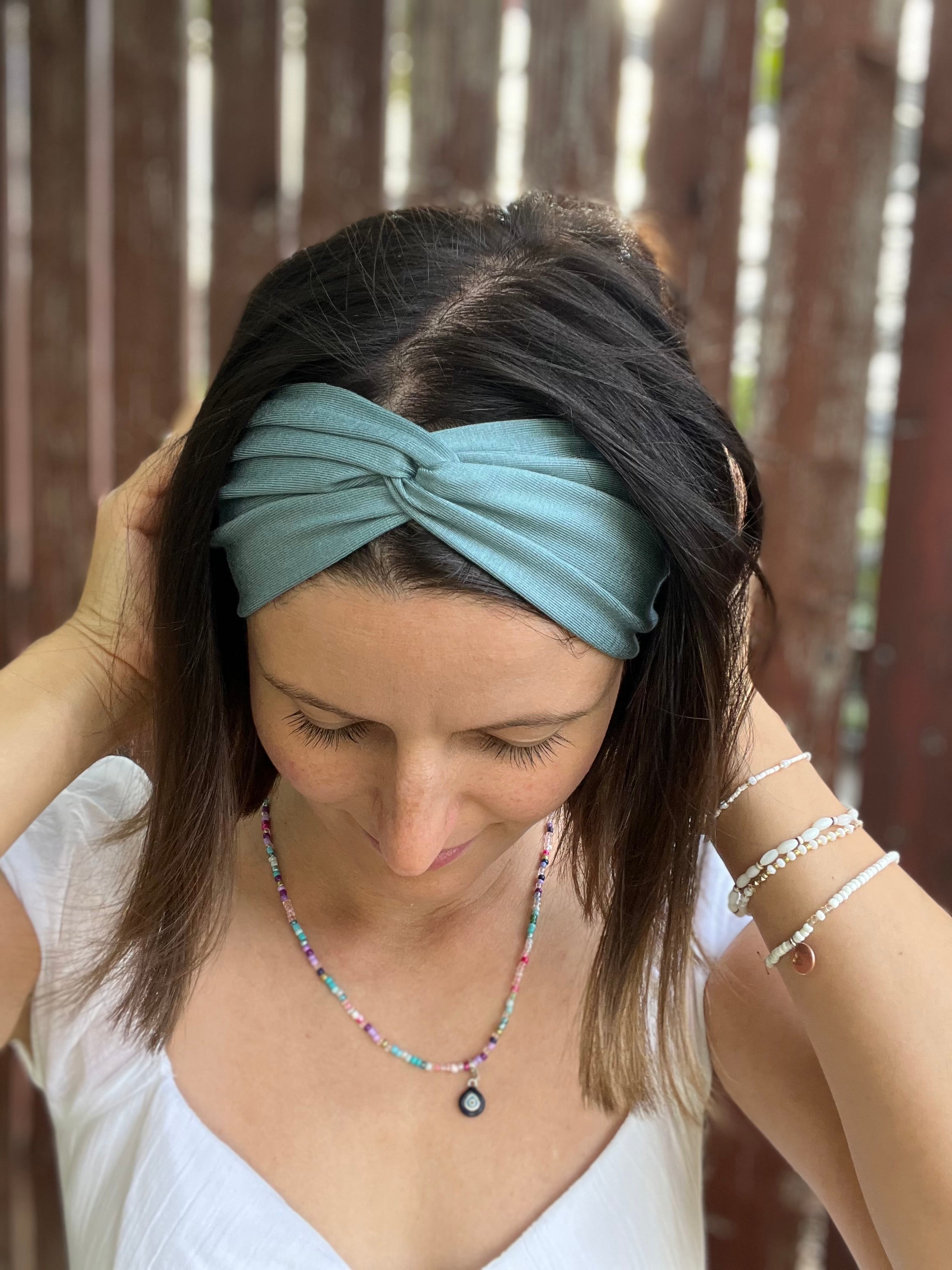 Neu-> Bambus Bandeau Haarband in 12cm